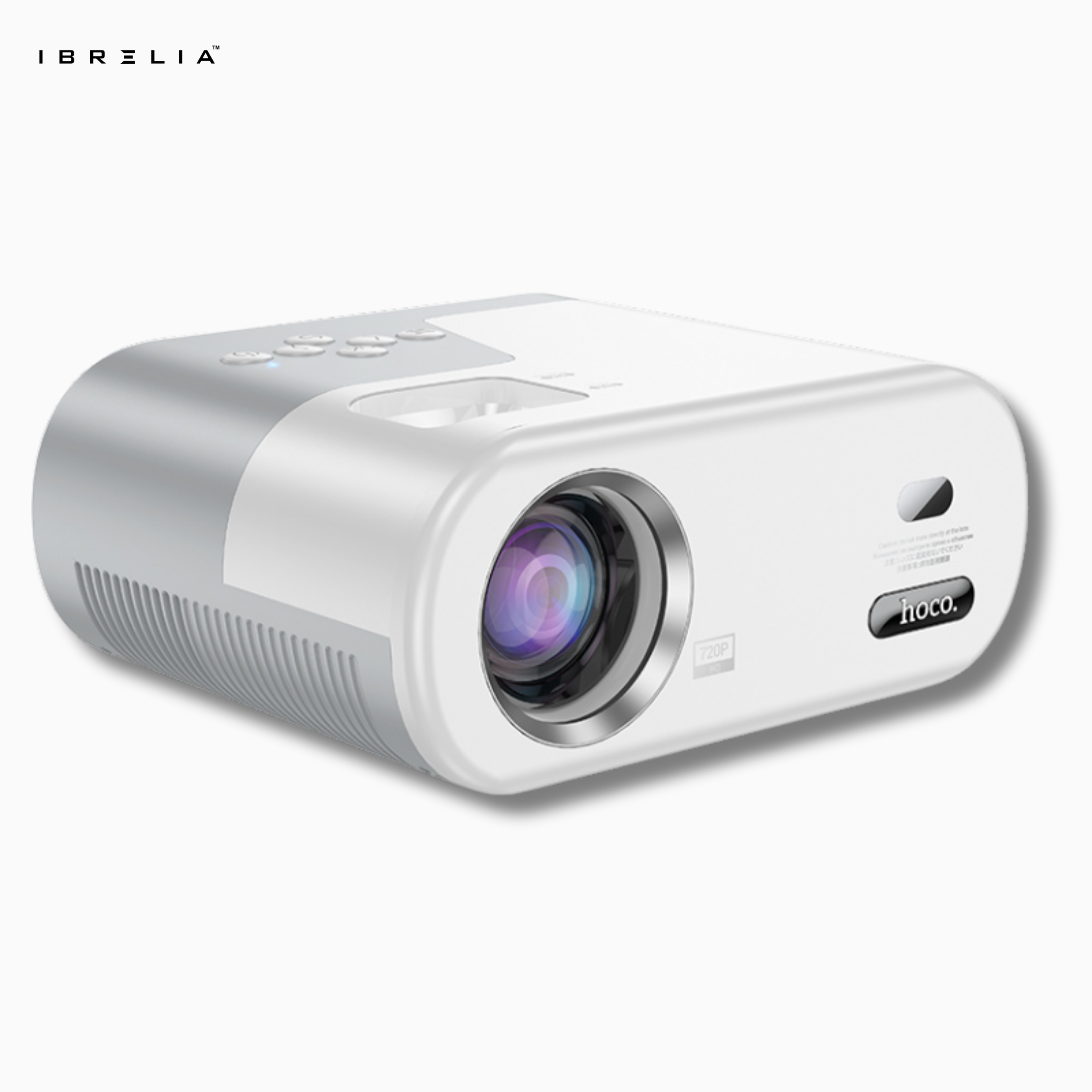 HOCO DT2 Smart Projector (720P Android Version) | 140 ANSI | WiFi 2.4/5G | Compact Mini Home Theater | IBRELIA™ IBRELIA