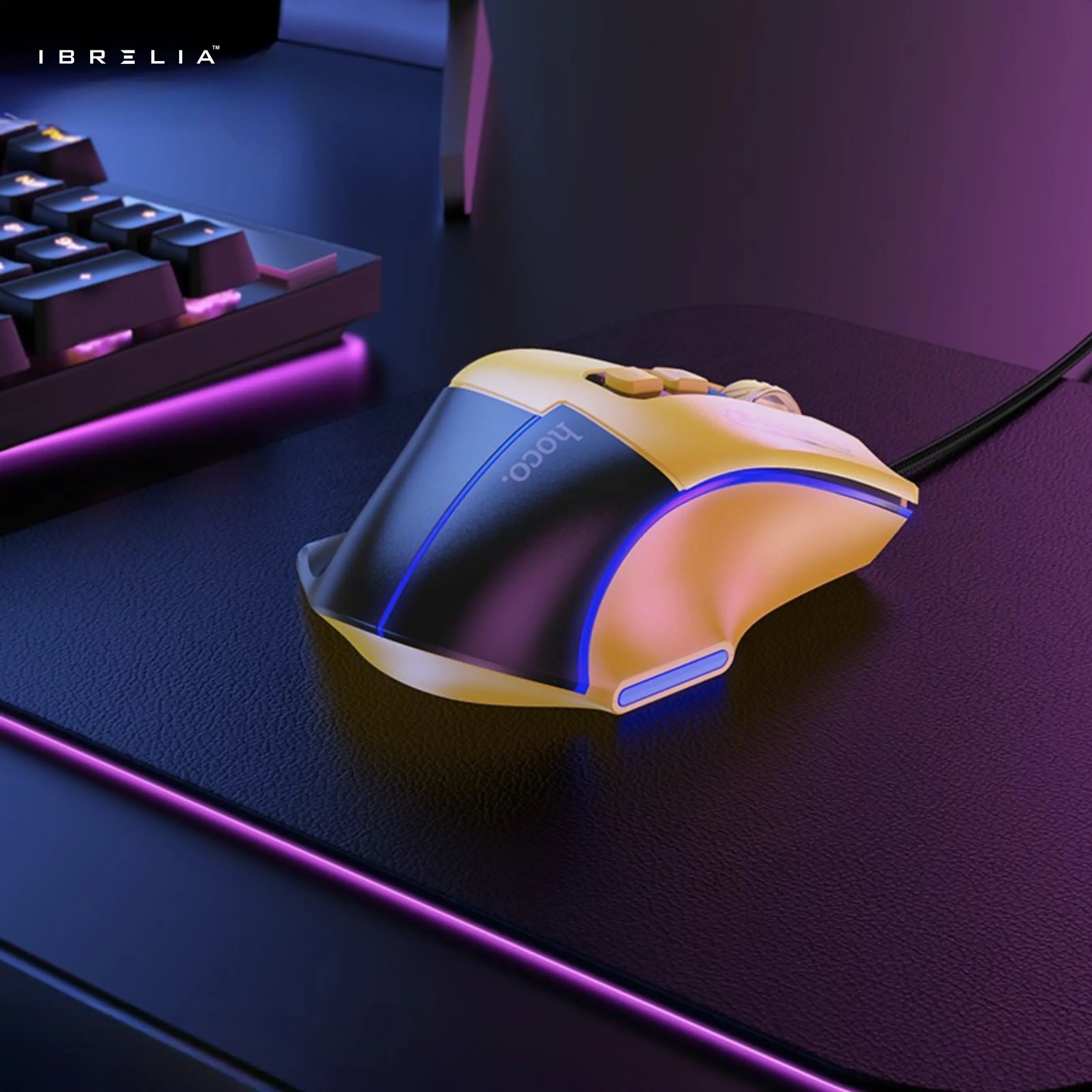 HOCO GM31 Gaming Wired Mouse – 3600 DPI | IBRELIA™ IBRELIA