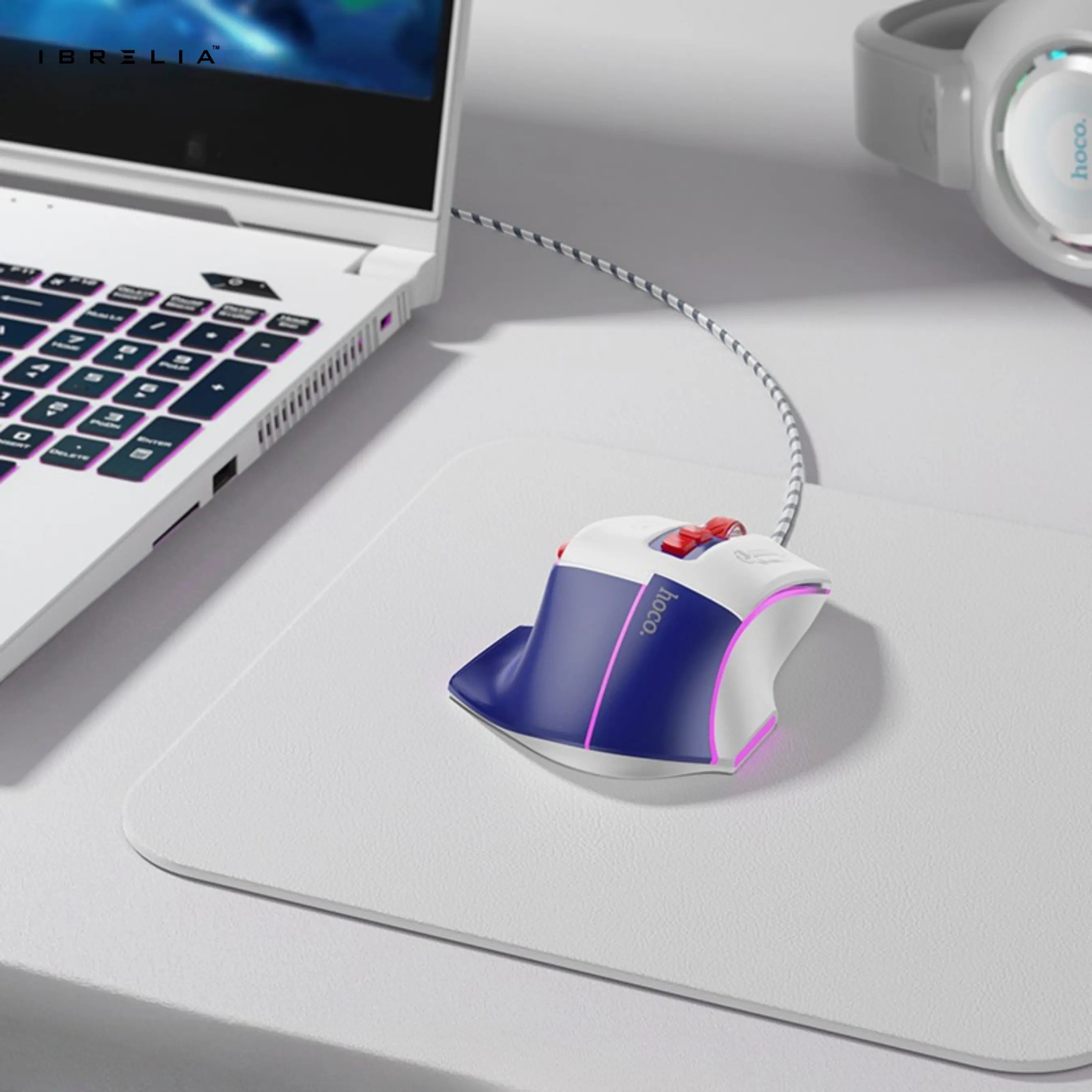 HOCO GM31 Gaming Wired Mouse – 3600 DPI | IBRELIA™ IBRELIA