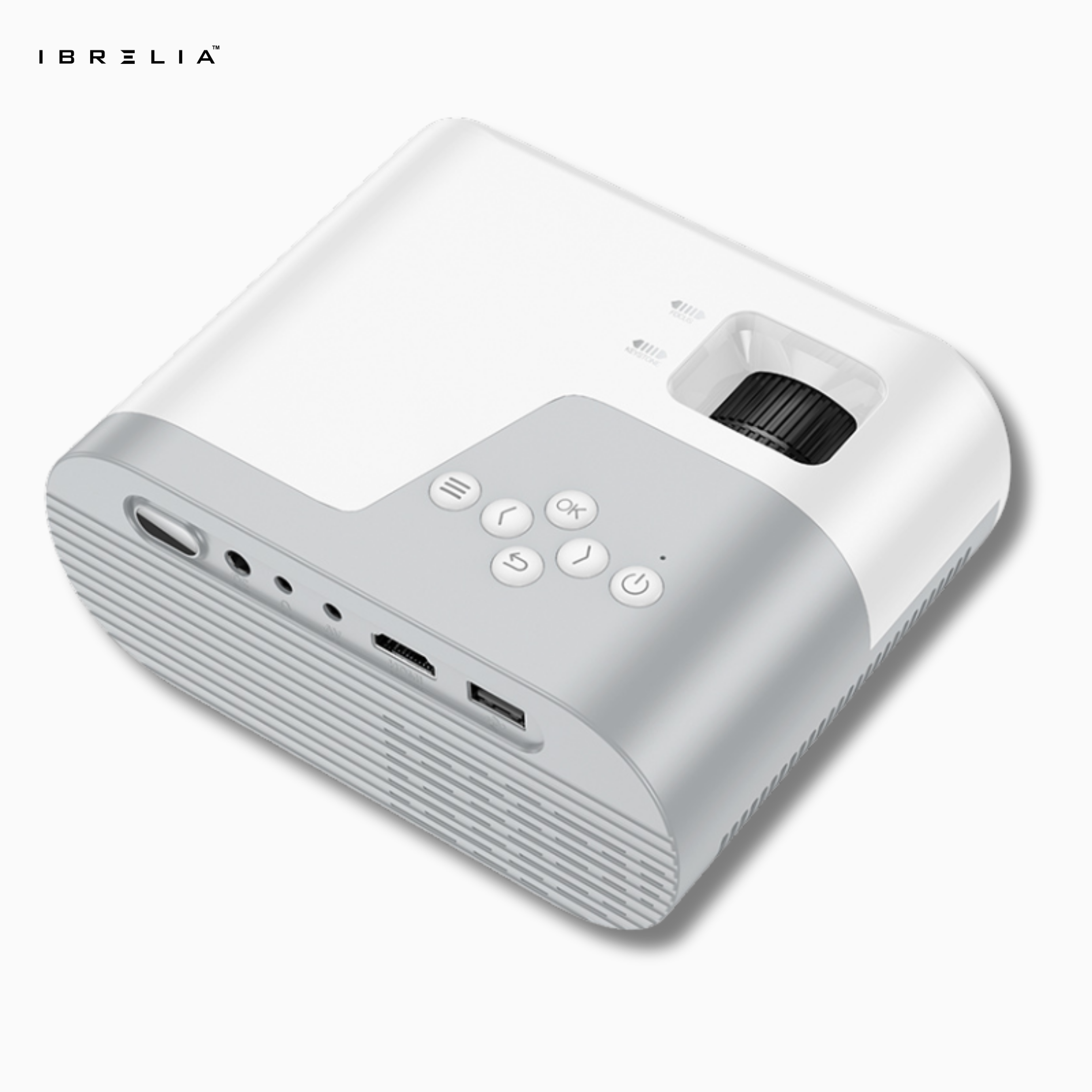 HOCO DT2 Smart Projector (720P Android Version) | 140 ANSI | WiFi 2.4/5G | Compact Mini Home Theater | IBRELIA™ IBRELIA