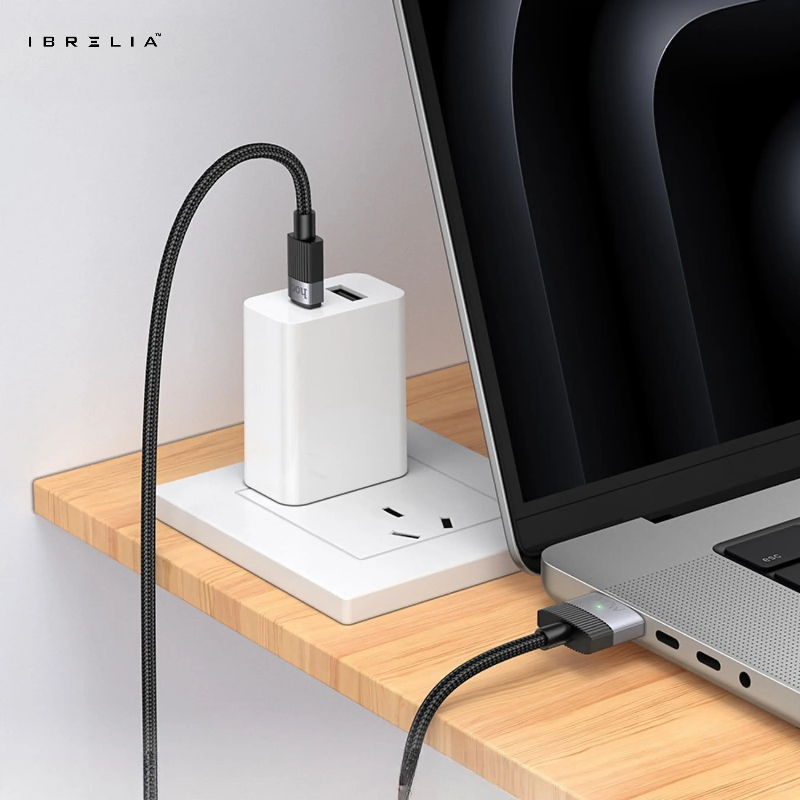 HOCO U141 Magnetic USB-C to Mag3 140W Fast Charging Cable for MacBook | IBRELIA™ IBRELIA