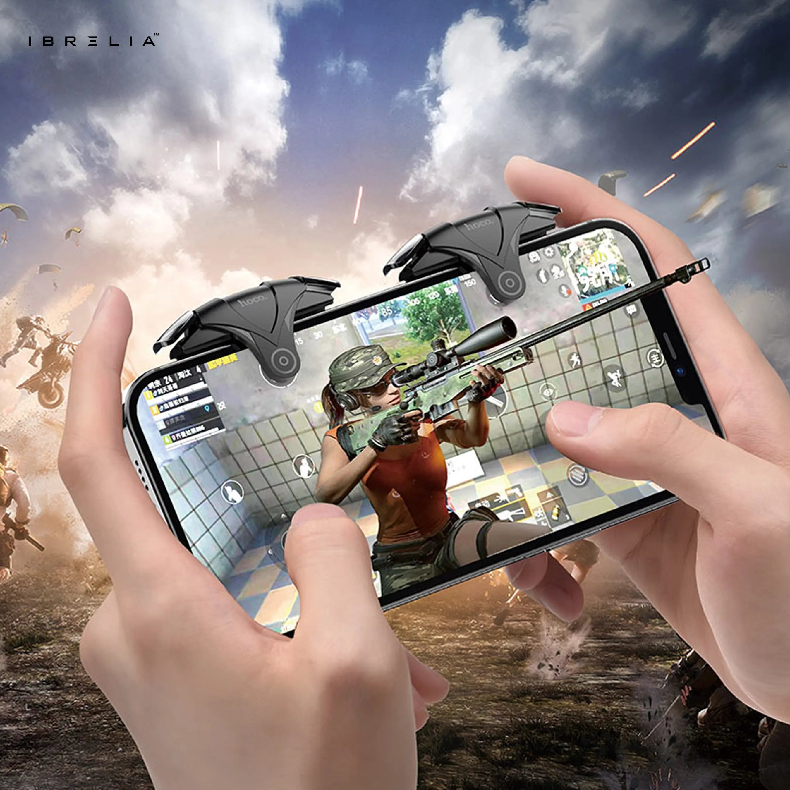 HOCO GM5 Winner Mobile Gaming Triggers – High-Sensitivity Physical Buttons | IBRELIA™ IBRELIA