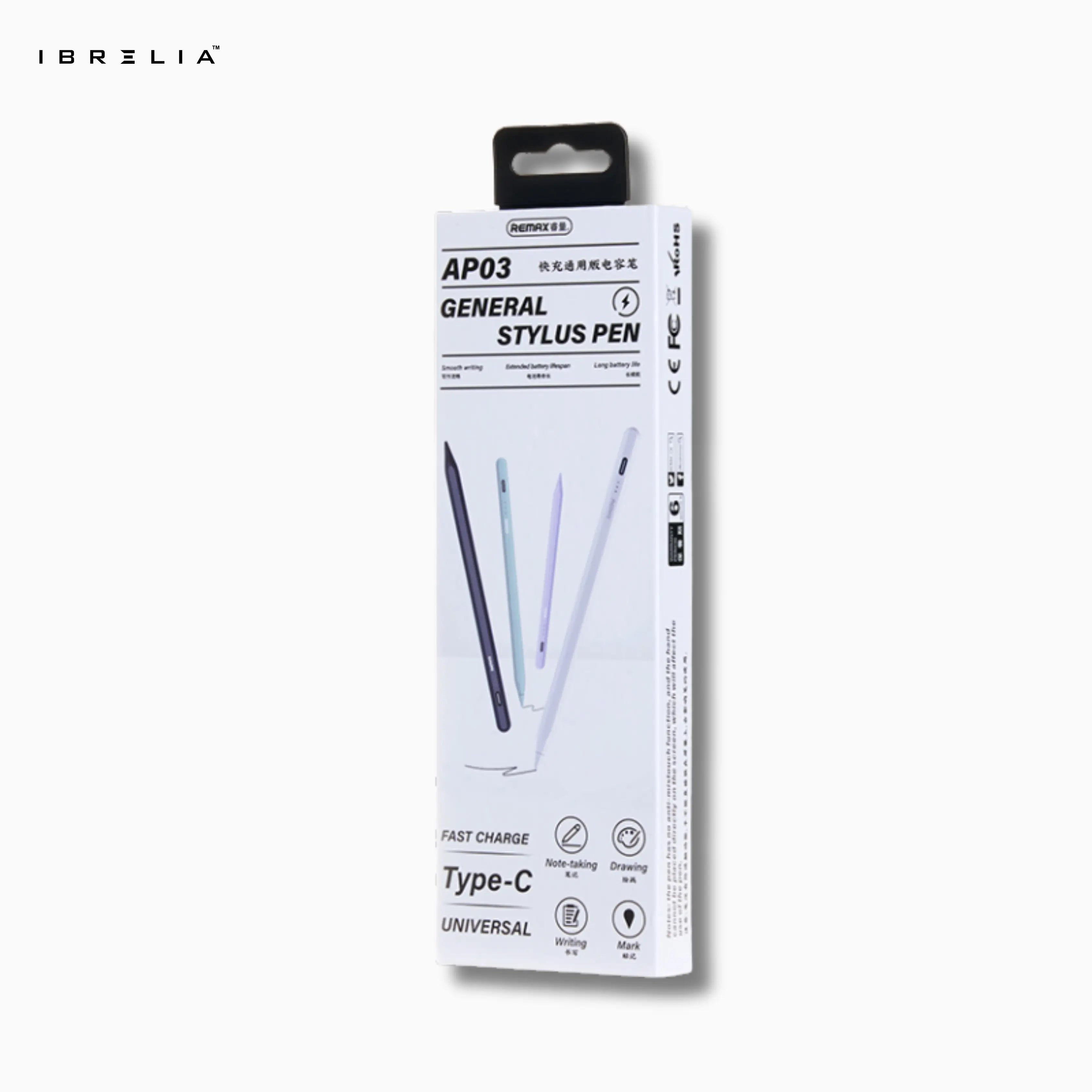 REMAX Fast Charging Stylus Pen Universal AP03 | Type-C Rechargeable | IBRELIA™ IBRELIA