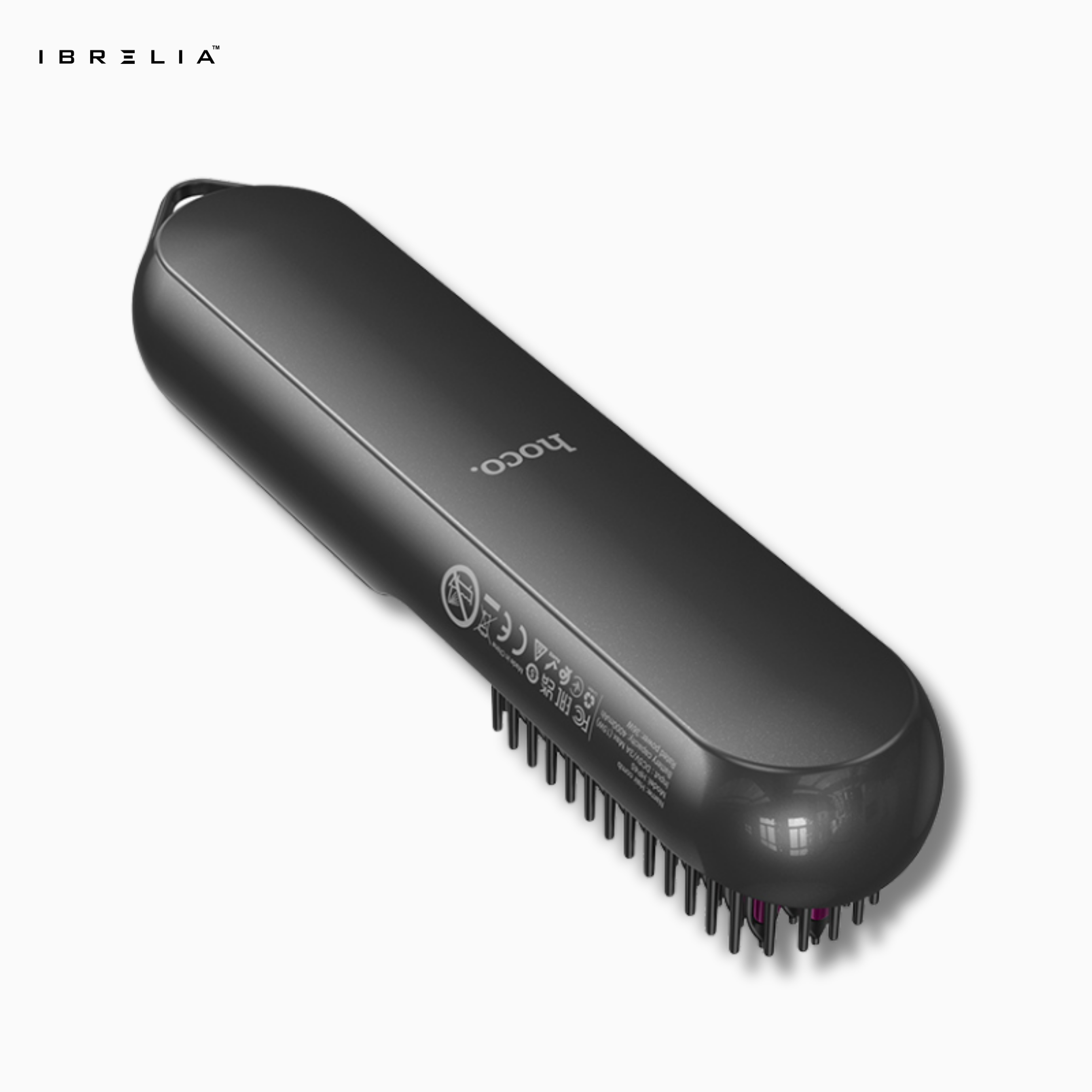 HOCO HP45 Heating Straight Hair Comb | Portable Fast-Heating Straightener Brush | 4000mAh Rechargeable | IBRELIA™ IBRELIA