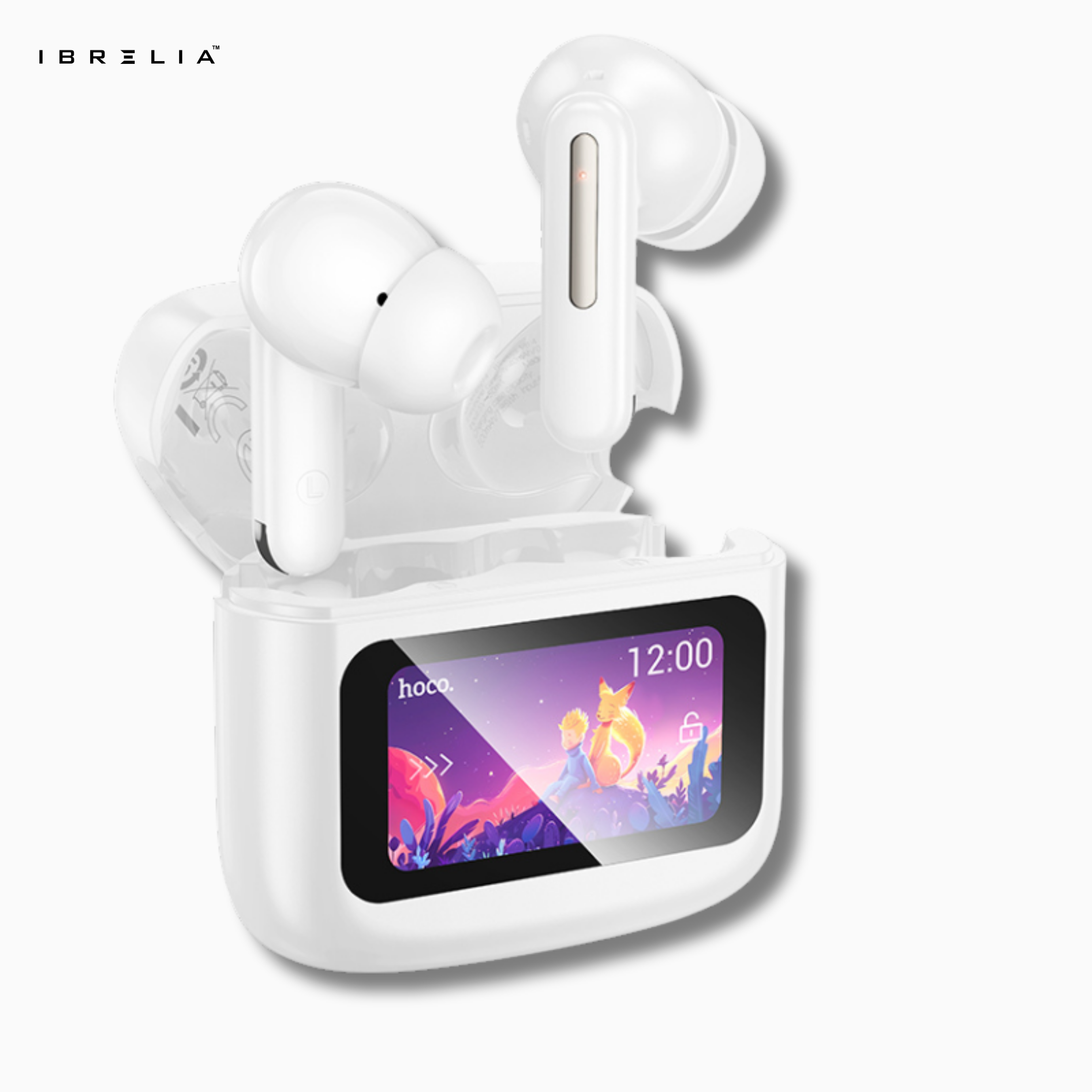 HOCO EQ14 Cool Color True Wireless BT Headset with Smart Touch Screen | 7H Playtime | IBRELIA™
