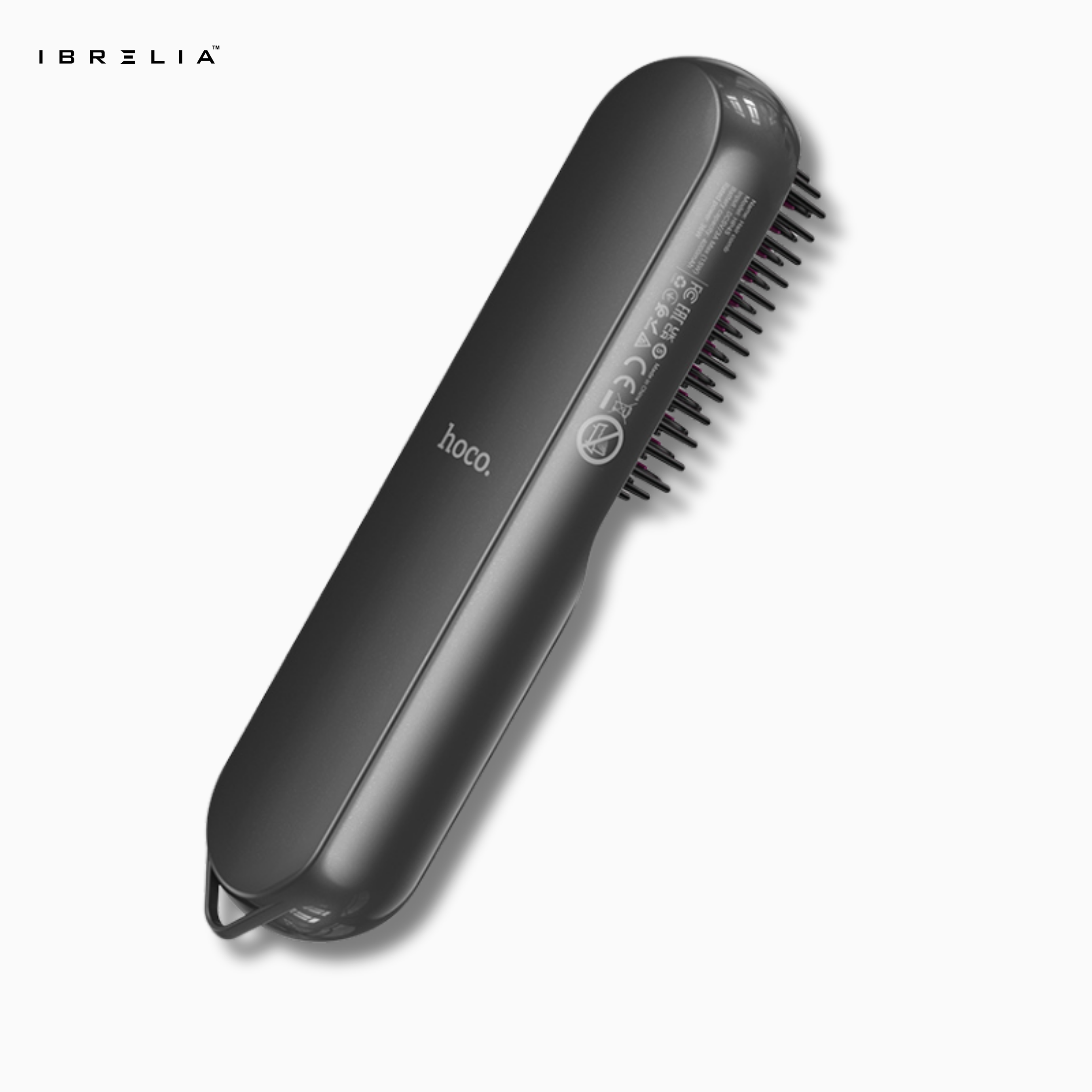 HOCO HP45 Heating Straight Hair Comb | Portable Fast-Heating Straightener Brush | 4000mAh Rechargeable | IBRELIA™ IBRELIA