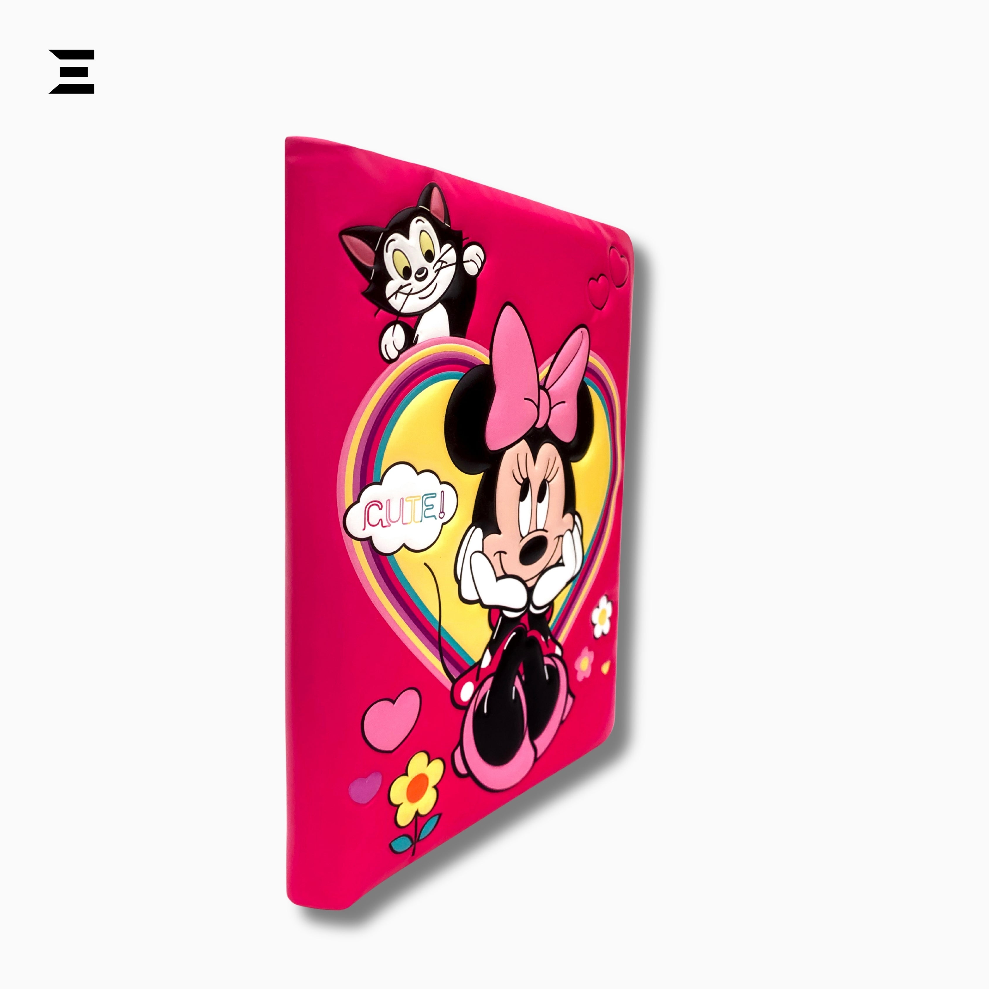 Disney Minnie Mouse 3D Cover A5 Notebook – 80 Sheets Premium Writing Notebook | IBRELIA™ IBRELIA