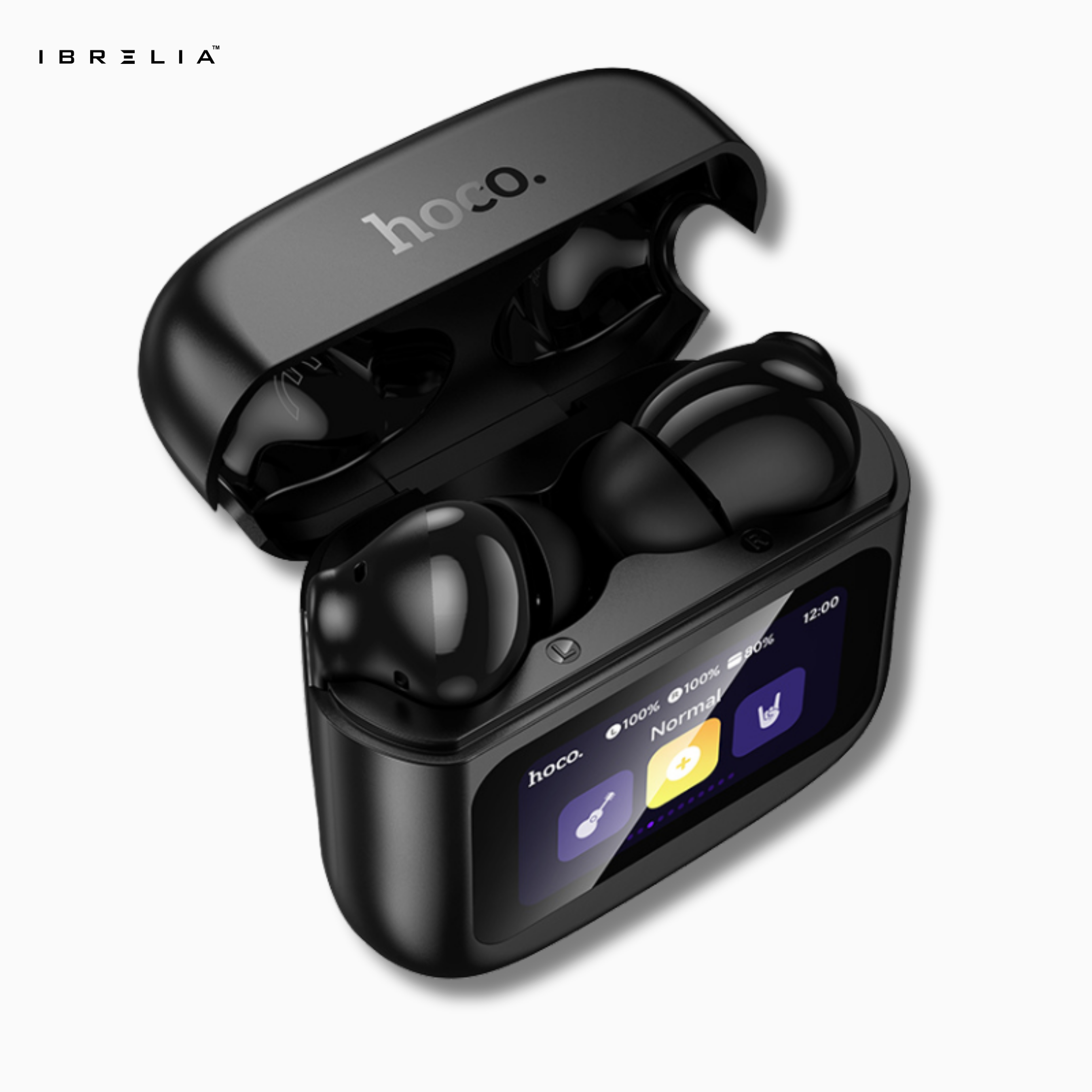 HOCO EQ14 Cool Color True Wireless BT Headset with Smart Touch Screen | 7H Playtime | IBRELIA™