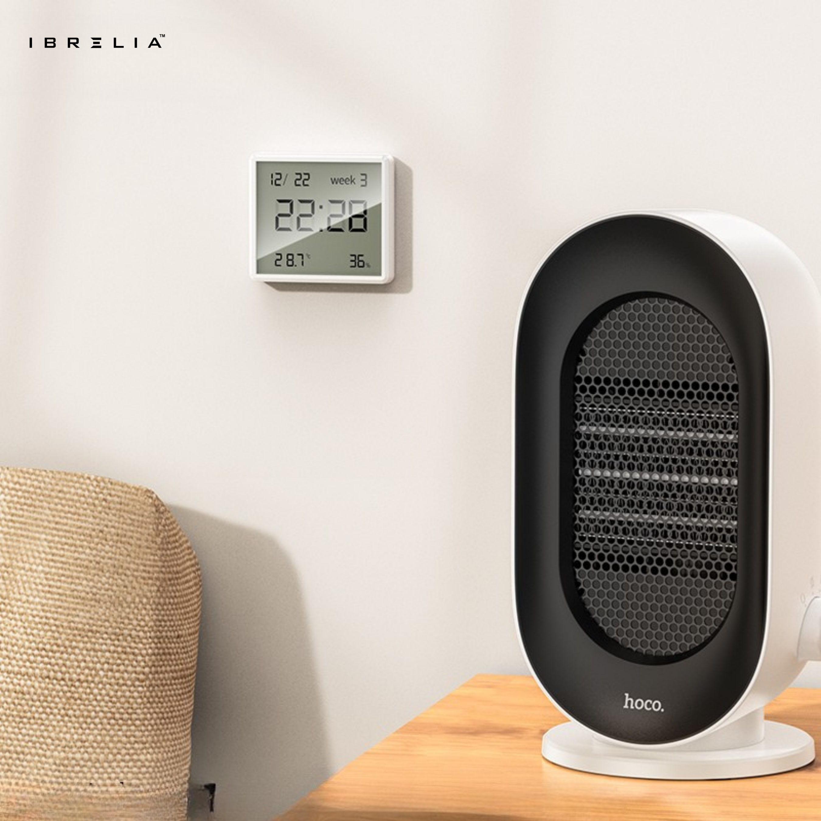 HOCO HX41 – 5-in-1 Indoor Electronic Clock with Hygrothermometer | IBRELIA™