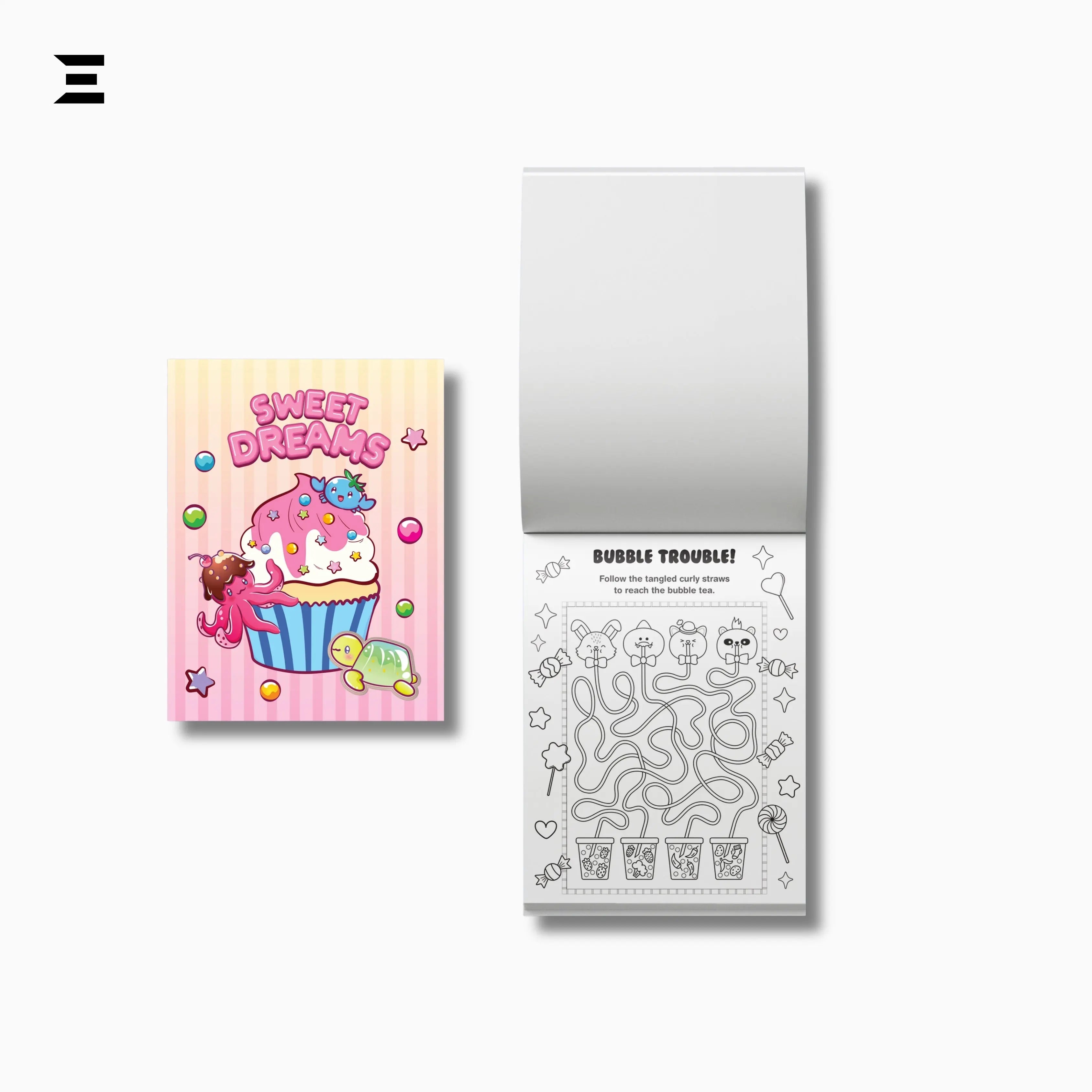 Sweet Dreams Kids Colouring Kit – Markers, Stickers & Coloring Book Set | IBRELIA™ IBRELIA