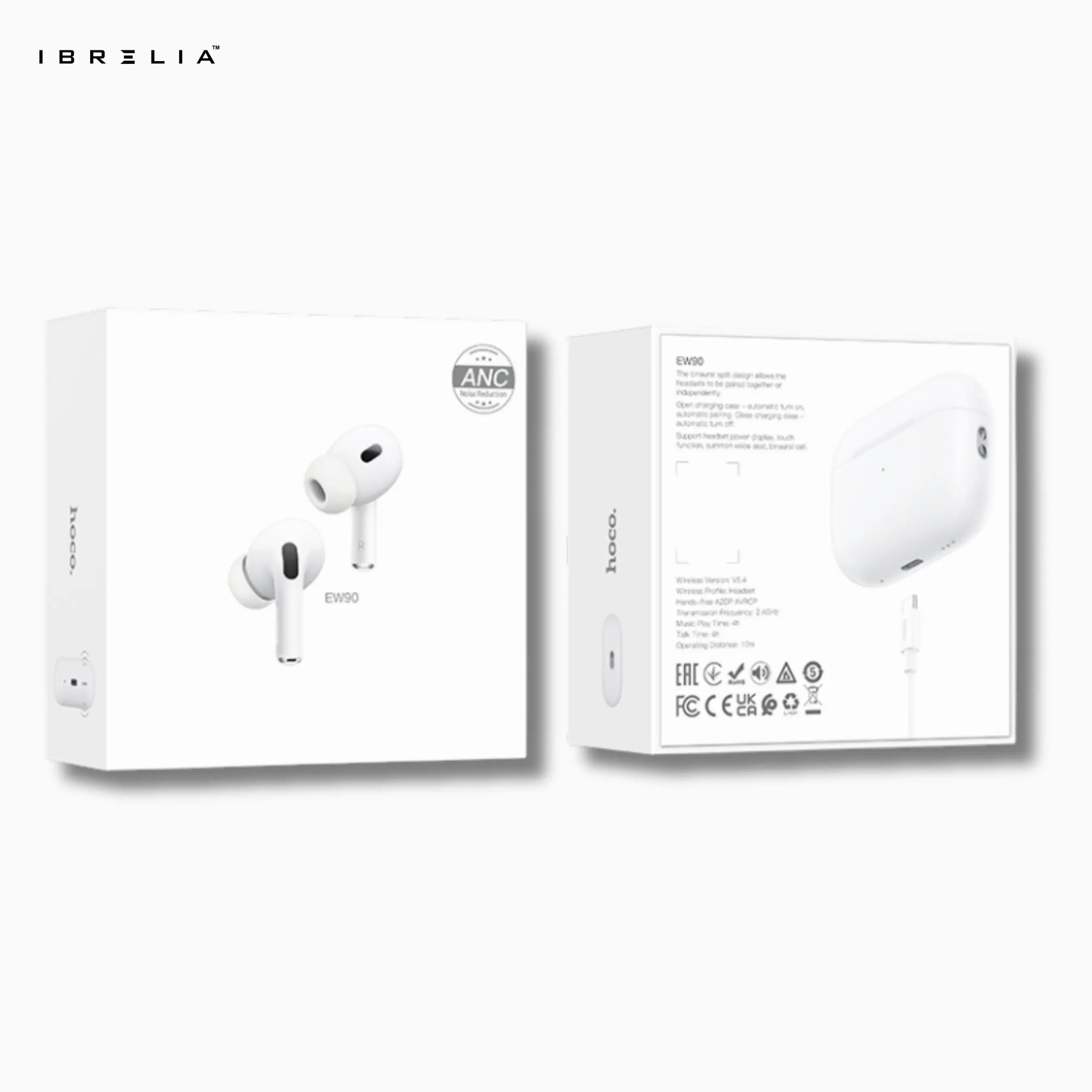 HOCO EW90 True Wireless ANC Noise Reduction Earbuds | Bluetooth 5.4 | IBRELIA™ IBRELIA