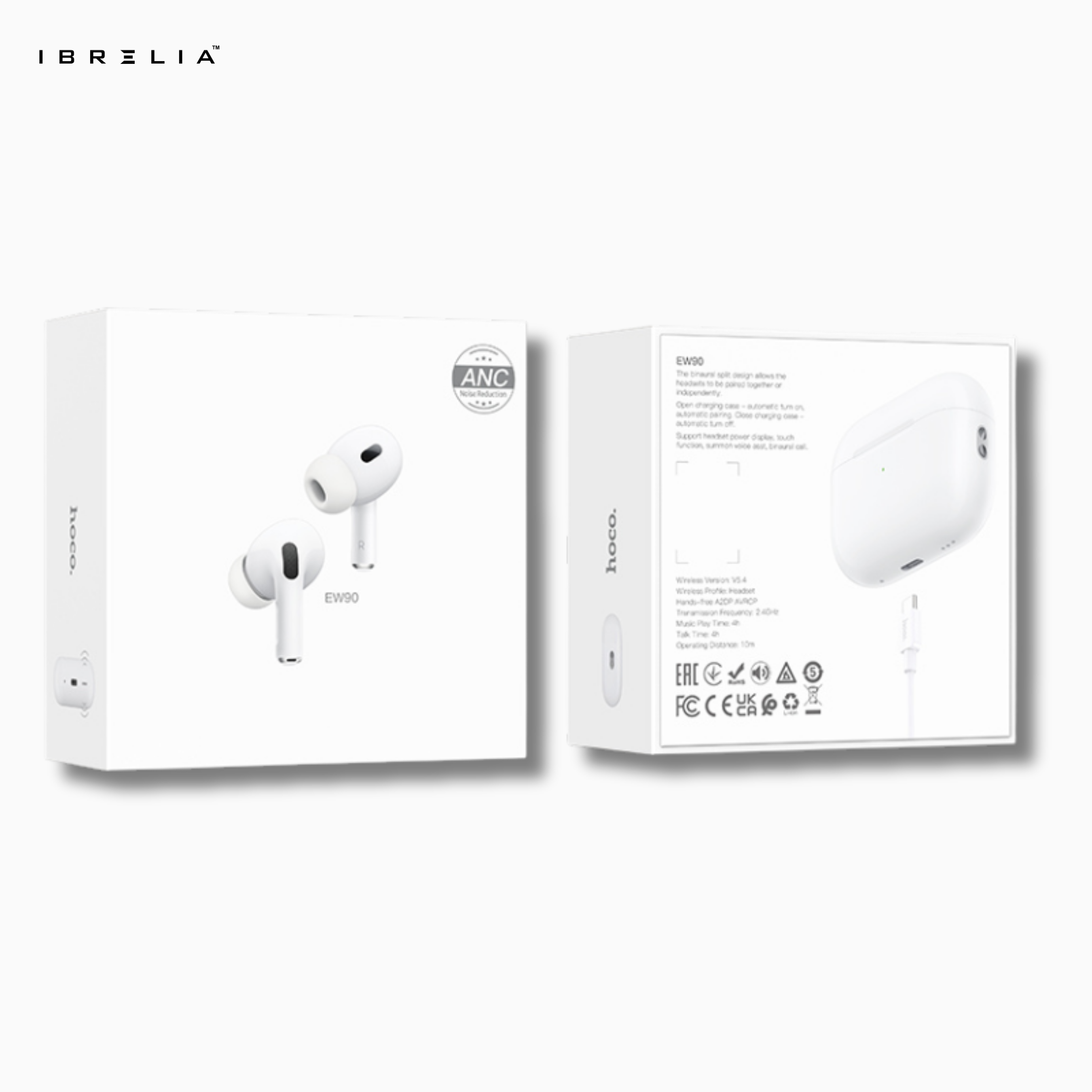 HOCO EW90 True Wireless ANC Noise Reduction Earbuds | Bluetooth 5.4 | IBRELIA™ IBRELIA