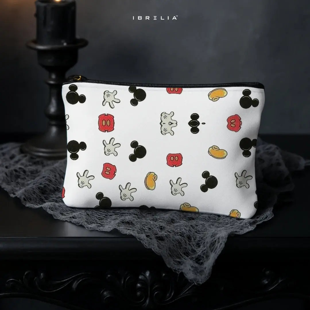 Classic Icon Pop Makeup & Pencil Pouch – Double-Sided Print – IBRELIA™