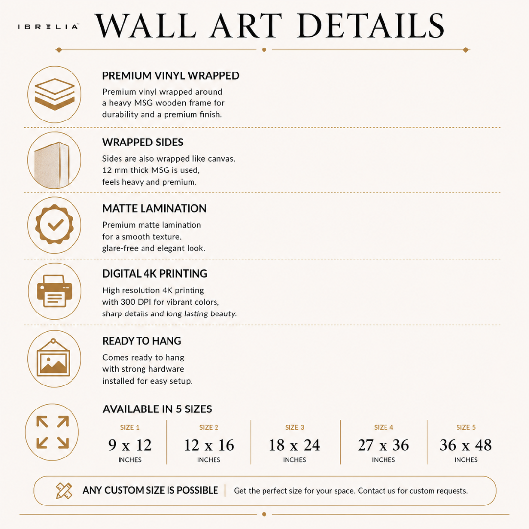 Custom Wall Art – Add Your Own Design | Personalized 4K Ultra Wrap Frame Wall Art in Pakistan | IBRELIA™