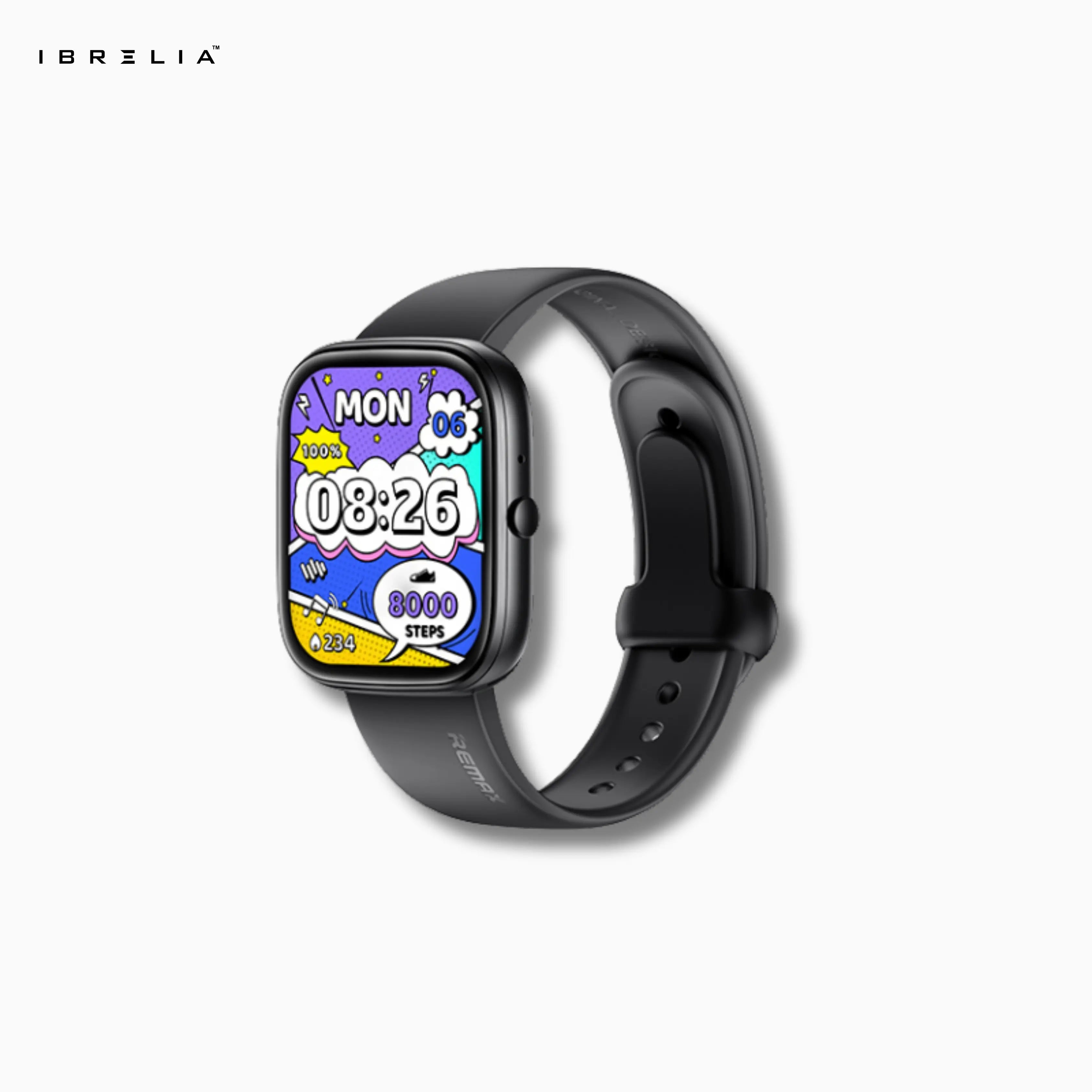 REMAX Smartwatch WATCH25 | Magnetic Strap | Waterproof Design | Dynamic Display | IBRELIA™ IBRELIA
