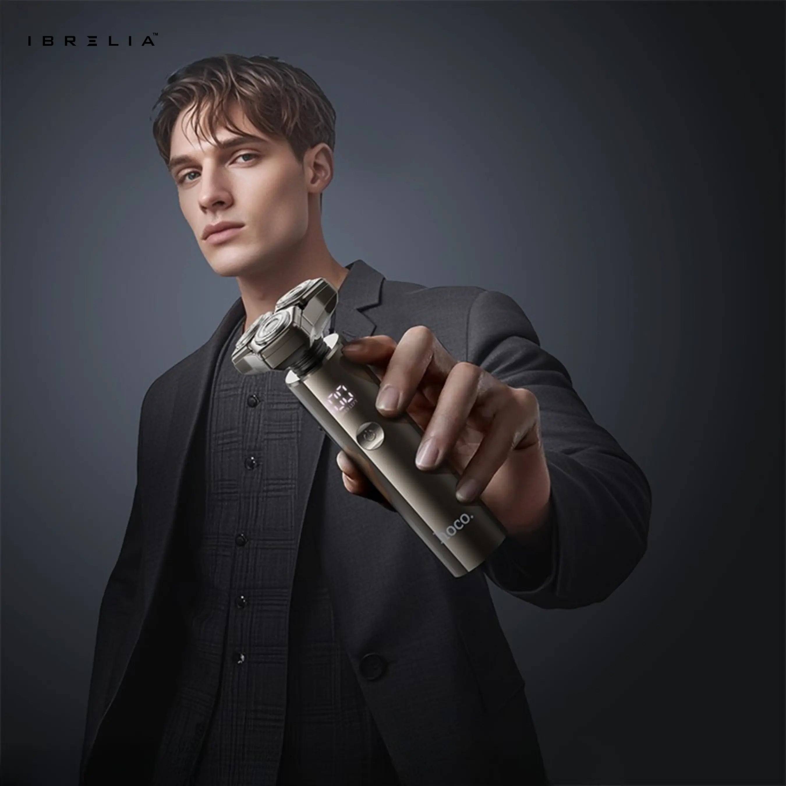 HOCO HP36 3-in-1 Grooming & Shaving Kit | Electric Shaver + Nose Trimmer + Hair Clipper | IPX6 Waterproof | IBRELIA™ IBRELIA