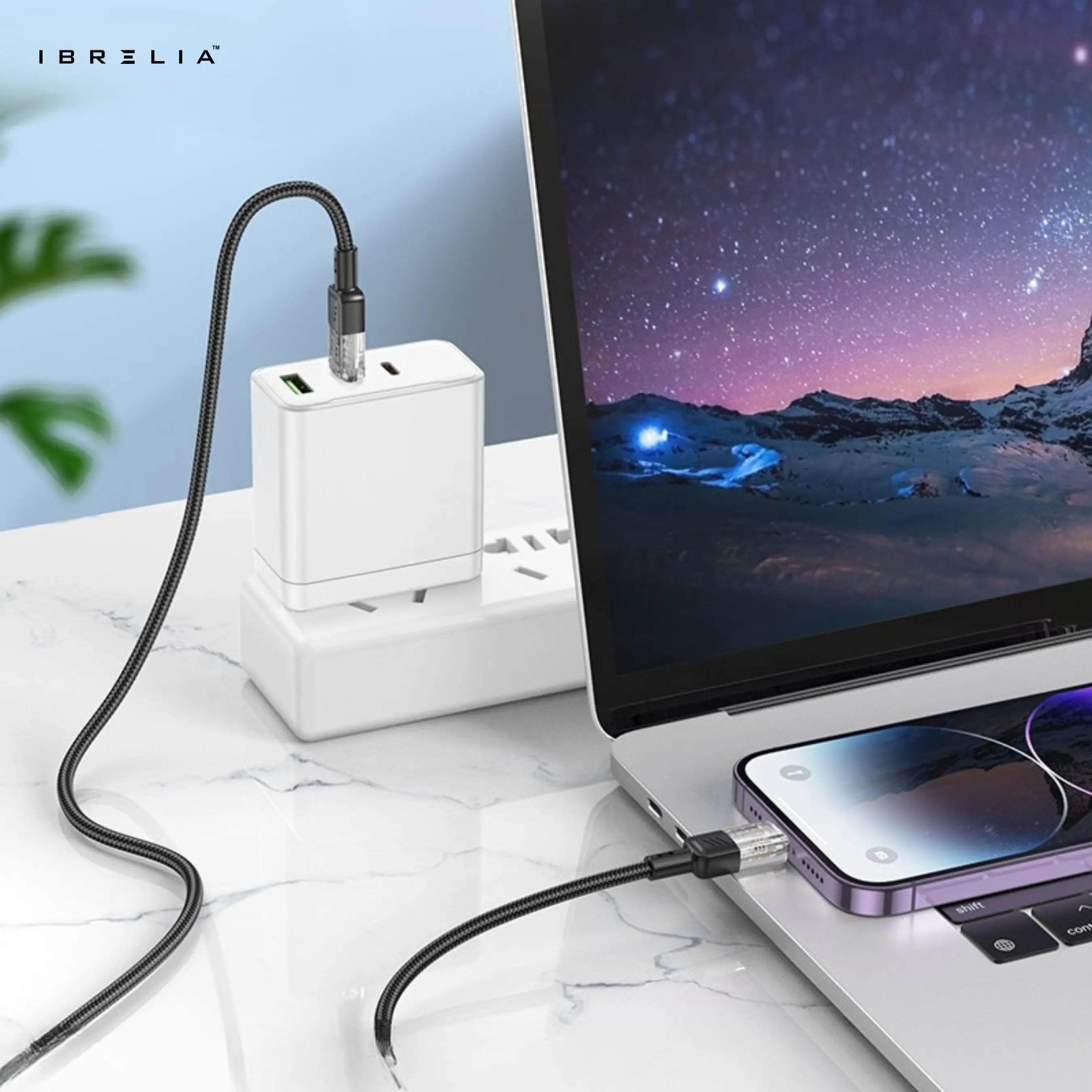 HOCO U129 Spirit Transparent 27W Fast Charging Cable (USB-C to iPhone) | IBRELIA™ IBRELIA