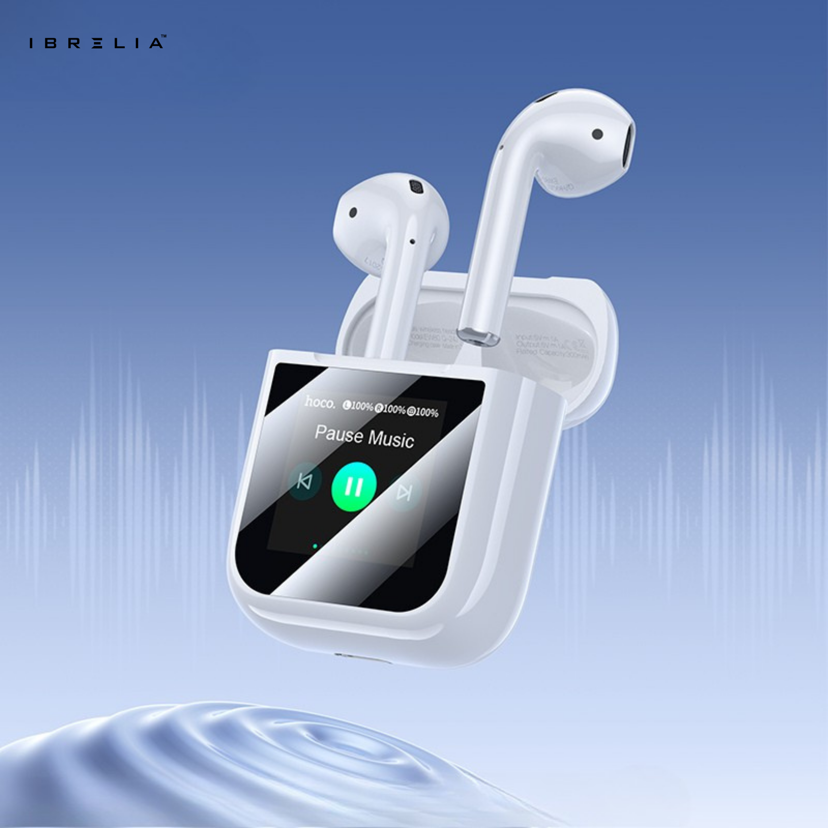 HOCO EW80 Magnificent True Wireless Touch Screen Earbuds | Bluetooth 5.4 | IBRELIA™ IBRELIA