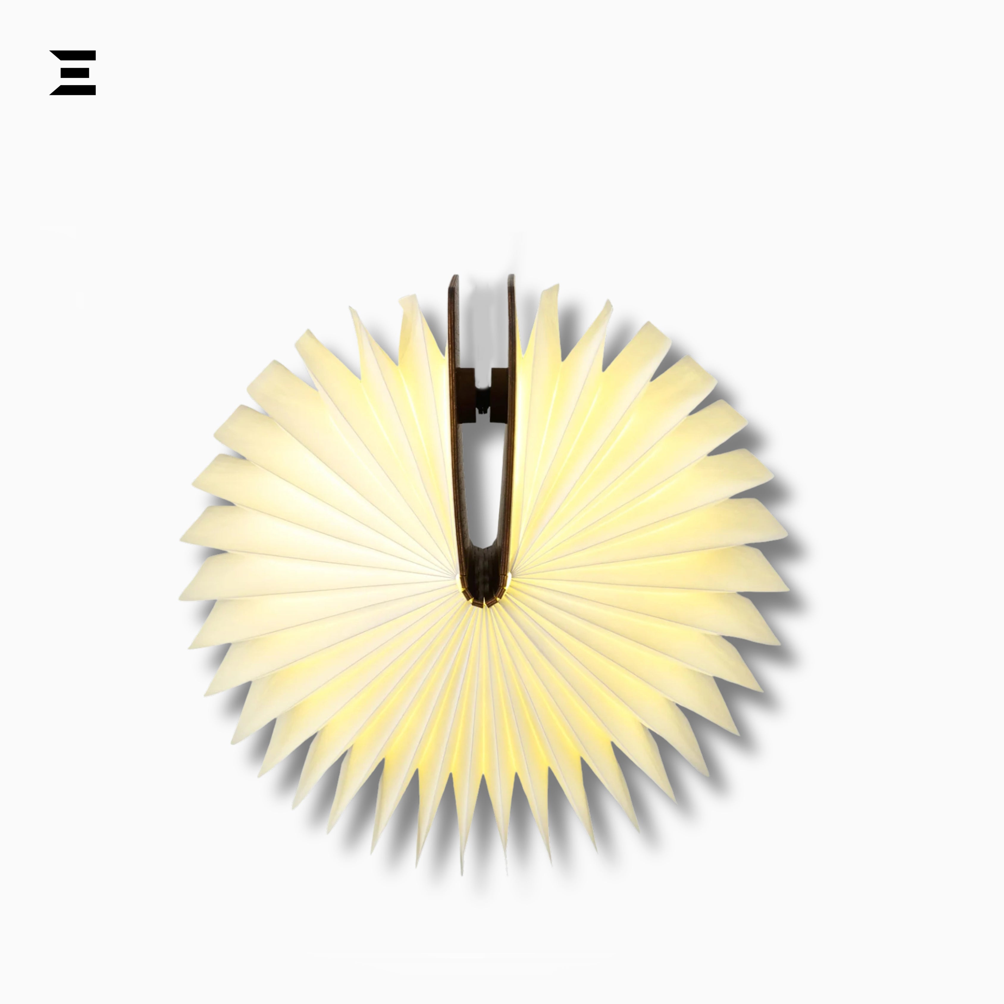 Foldable LED Book Lamp – Wooden Rechargeable Book Light | Decorative Table Lamp | IBRELIA™ IBRELIA
