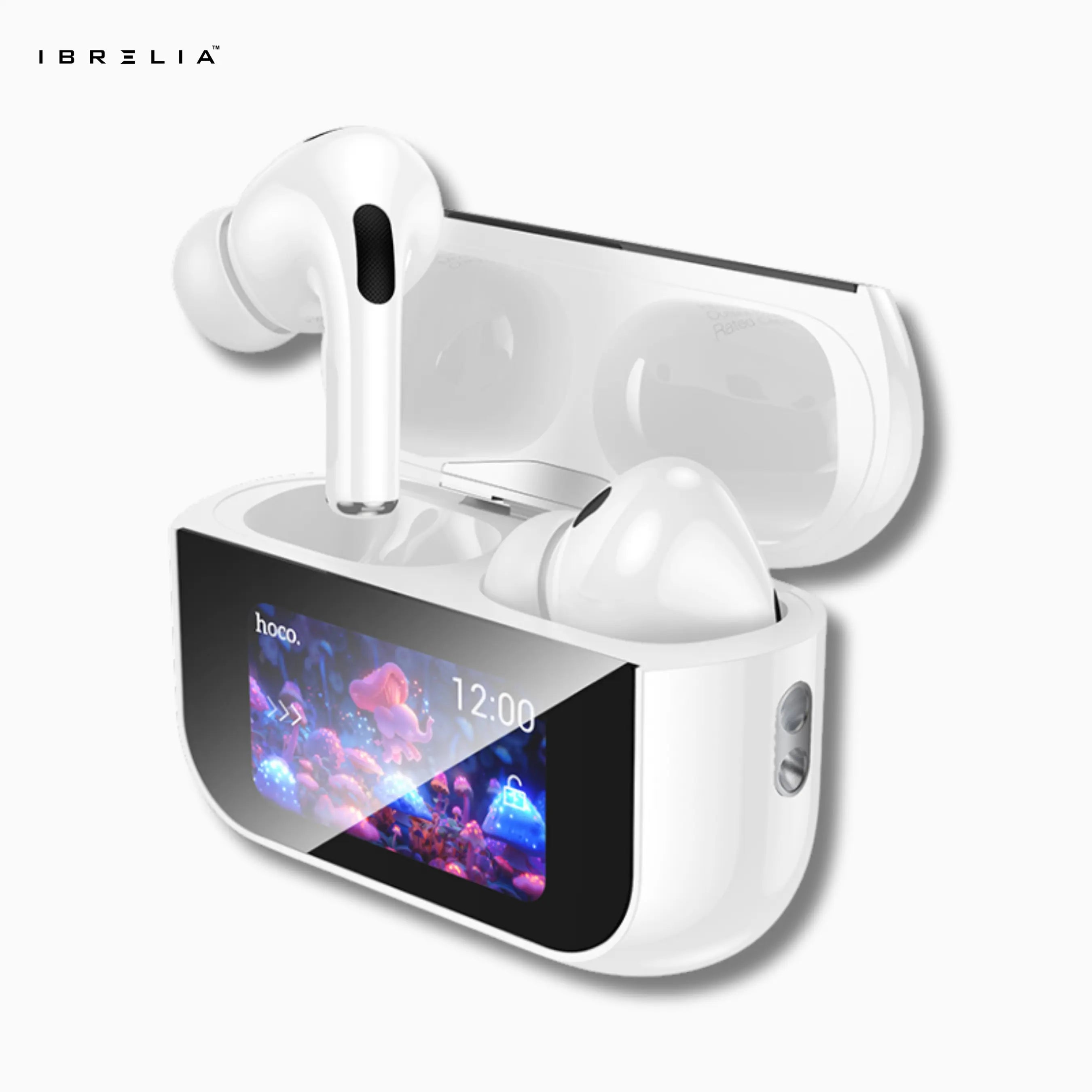 HOCO EW79 Bright True Wireless ANC Earbuds with Touch Screen Case | Bluetooth 5.4 | IBRELIA™ IBRELIA