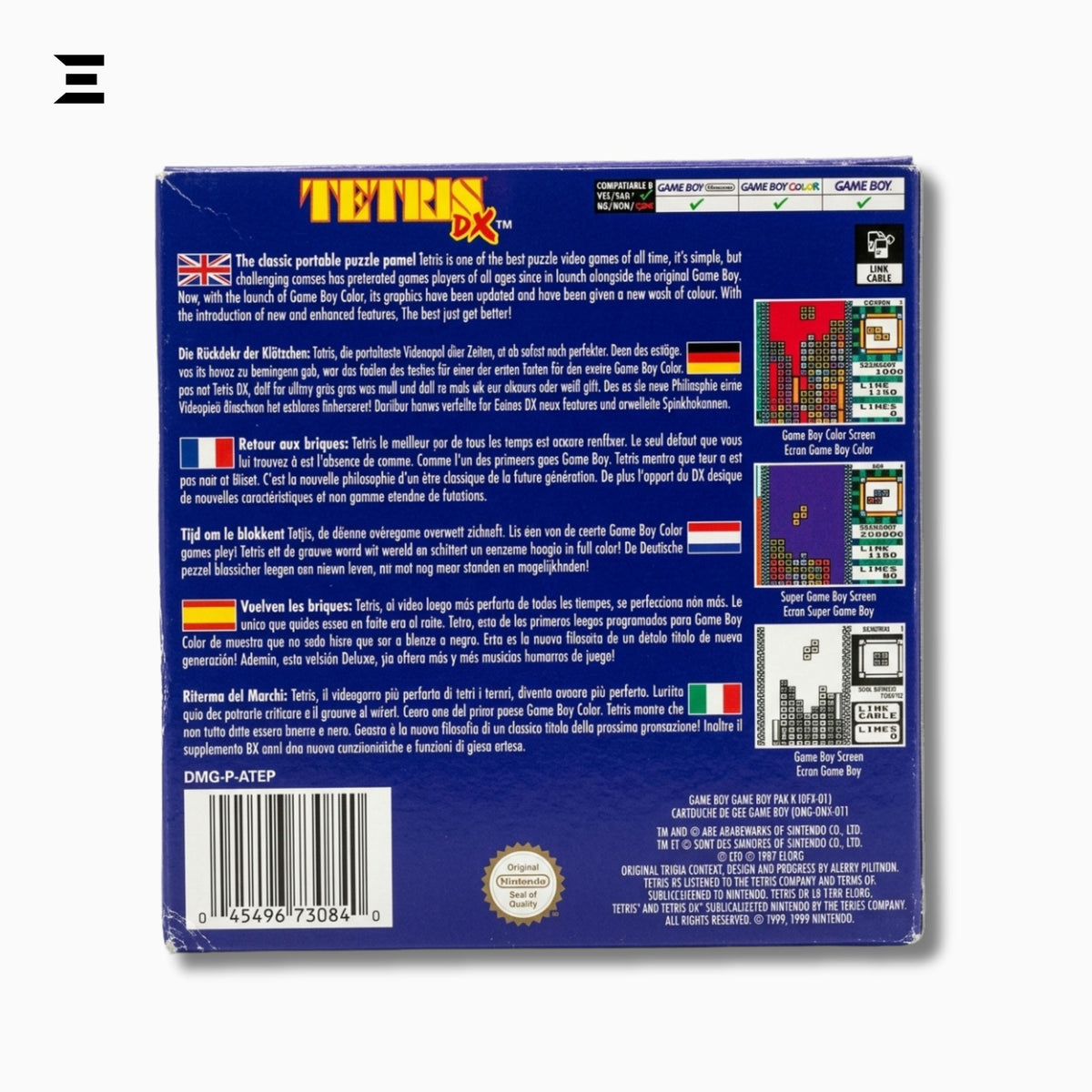 Tetris DX | Nintendo Game Boy Color | Original Classic Puzzle Game | Boxed Vintage Collector Edition