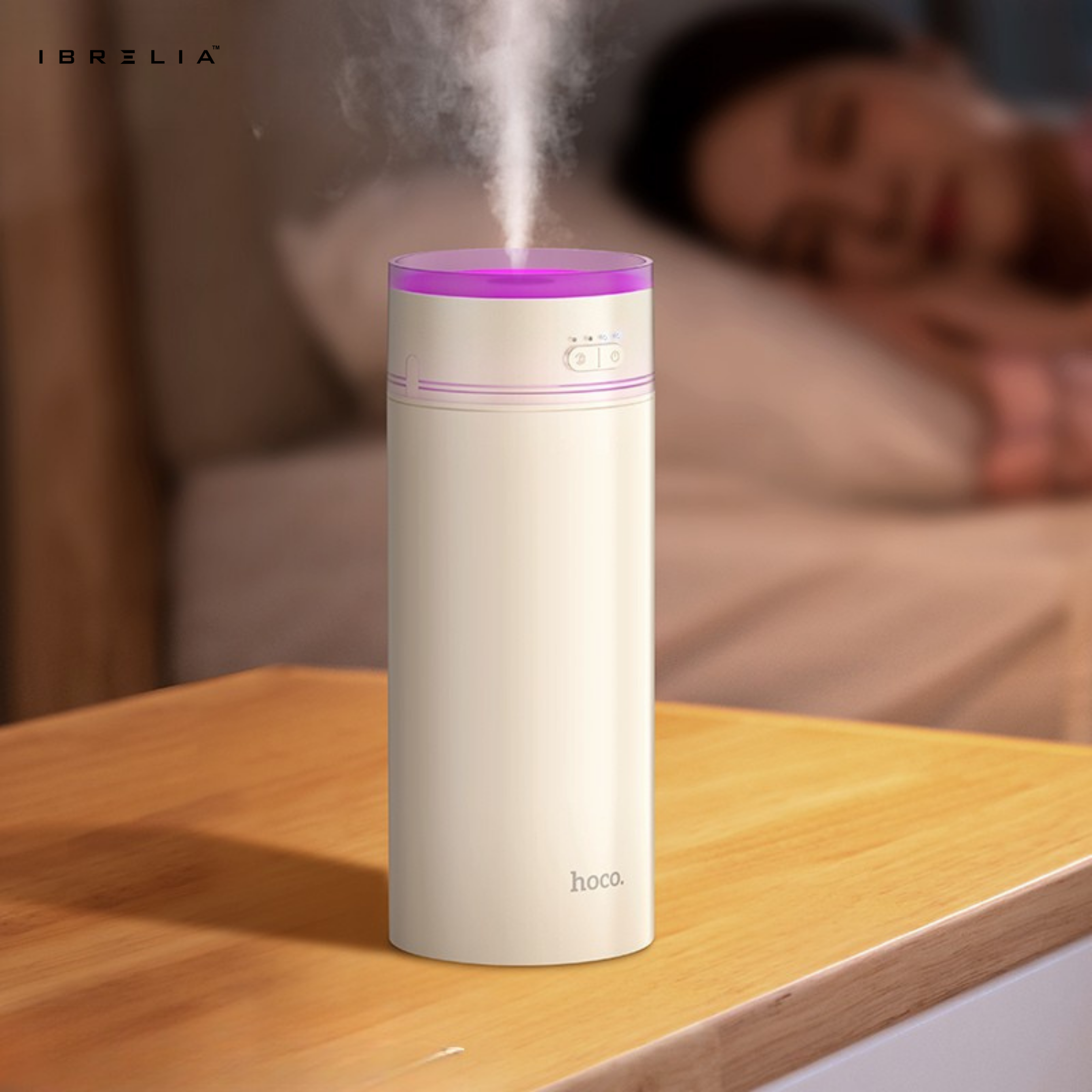 HOCO HX32 – 2-in-1 Colorful Light Humidifier (500ml Tank, Silent Operation) – HOCO | IBRELIA™