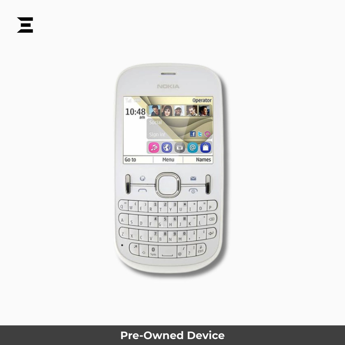 Nokia Asha 200 | White | Pre-Owned | Grade A | PTA Approved
