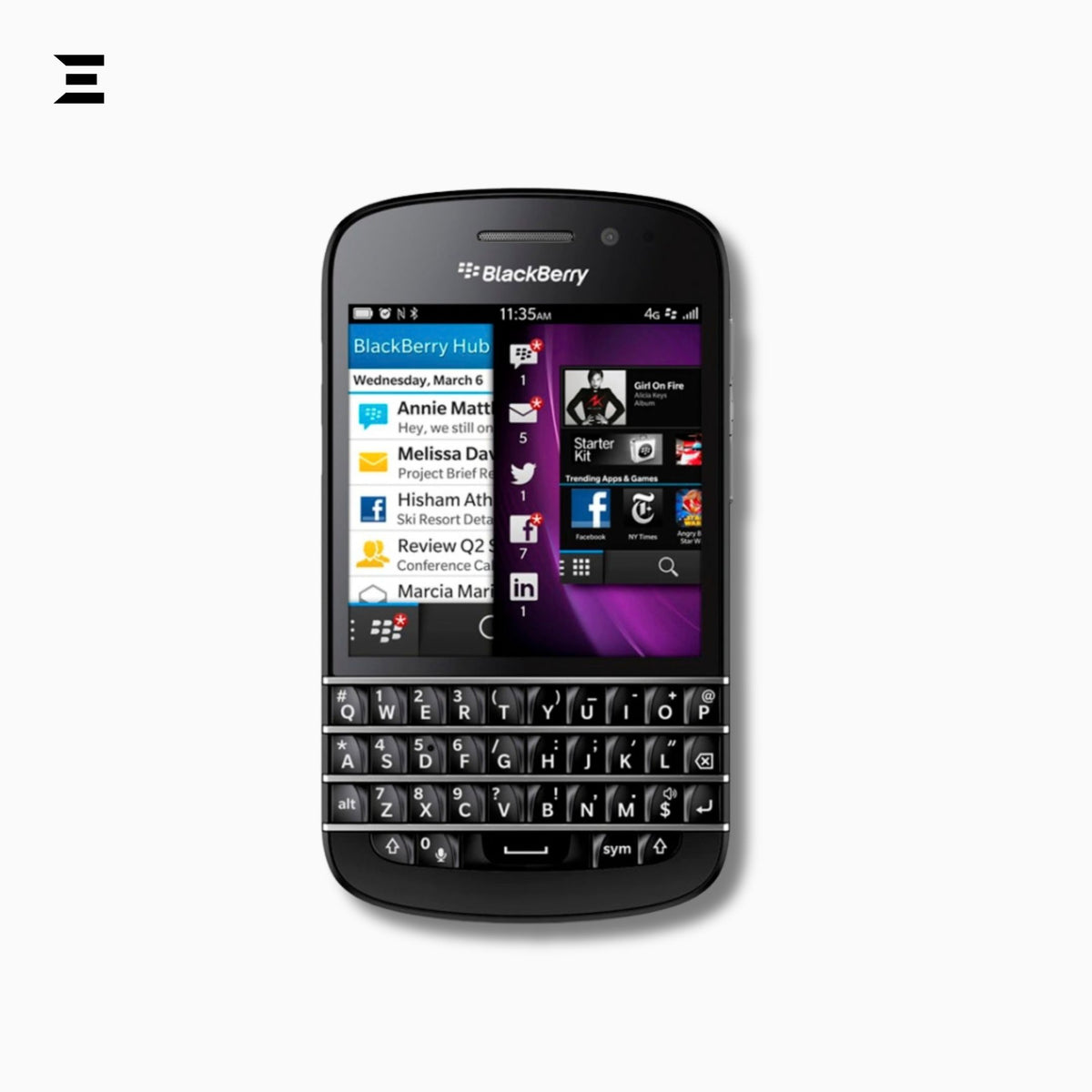 BlackBerry Q10 SQN100-3 Black | Brand New | Complete Original Box & Accessories | Classic QWERTY Smartphone