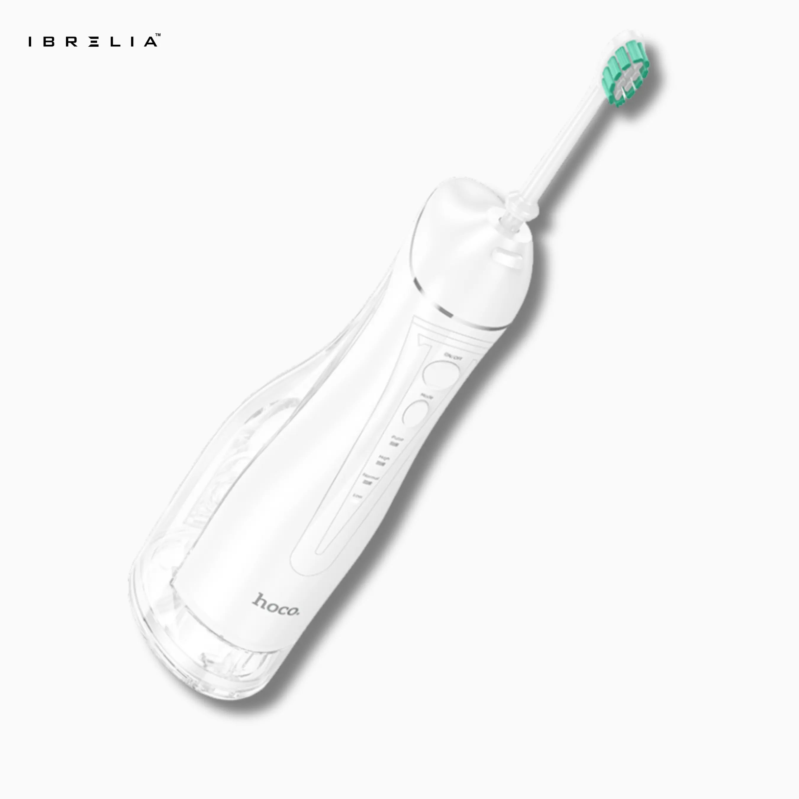 HOCO HP63 Electric Oral Irrigator | 300ML Water Tank | 1200–1400 RPM Strong Pulse | IPX7 Waterproof | IBRELIA™ IBRELIA