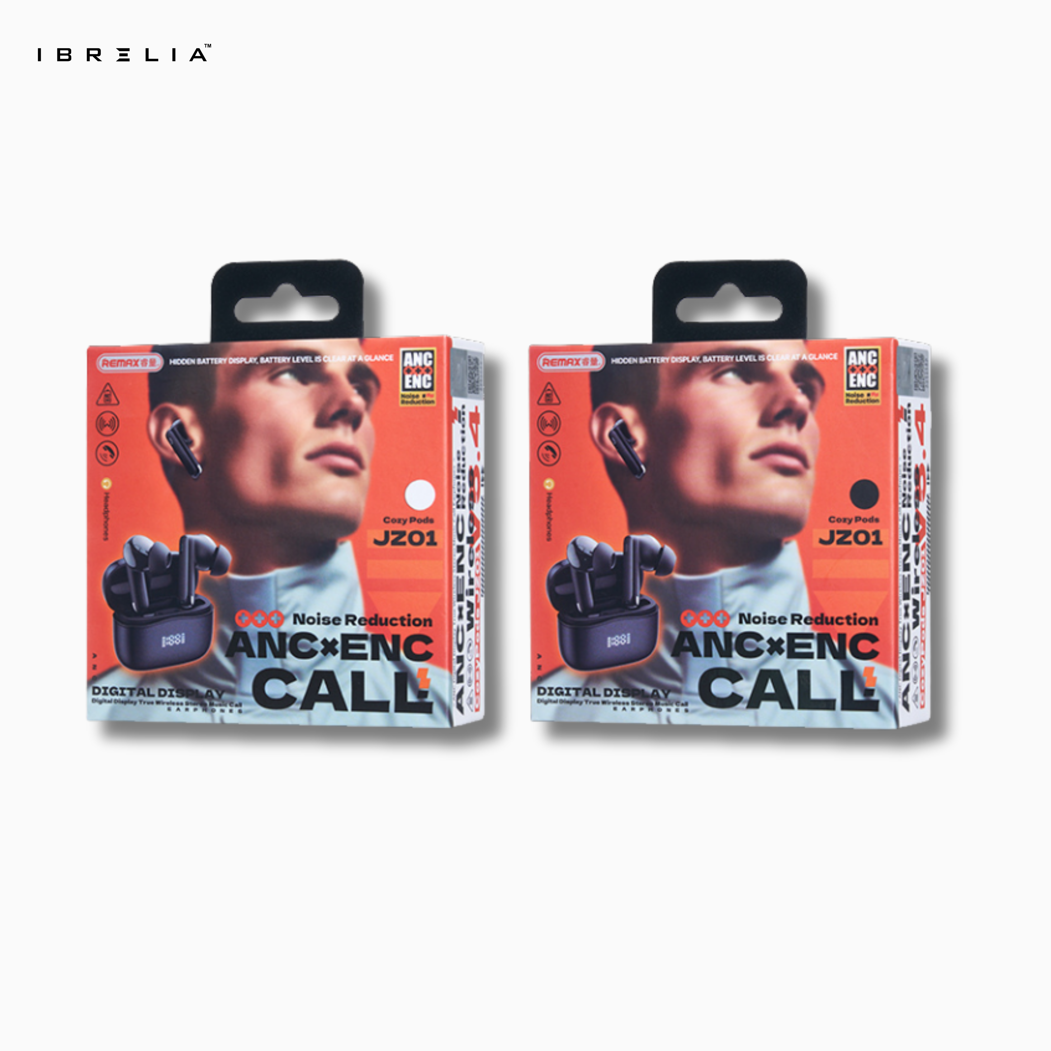REMAX CozyPods JZ01 ANC + ENC Digital Display True Wireless Earphones | Noise Reduction | IBRELIA™