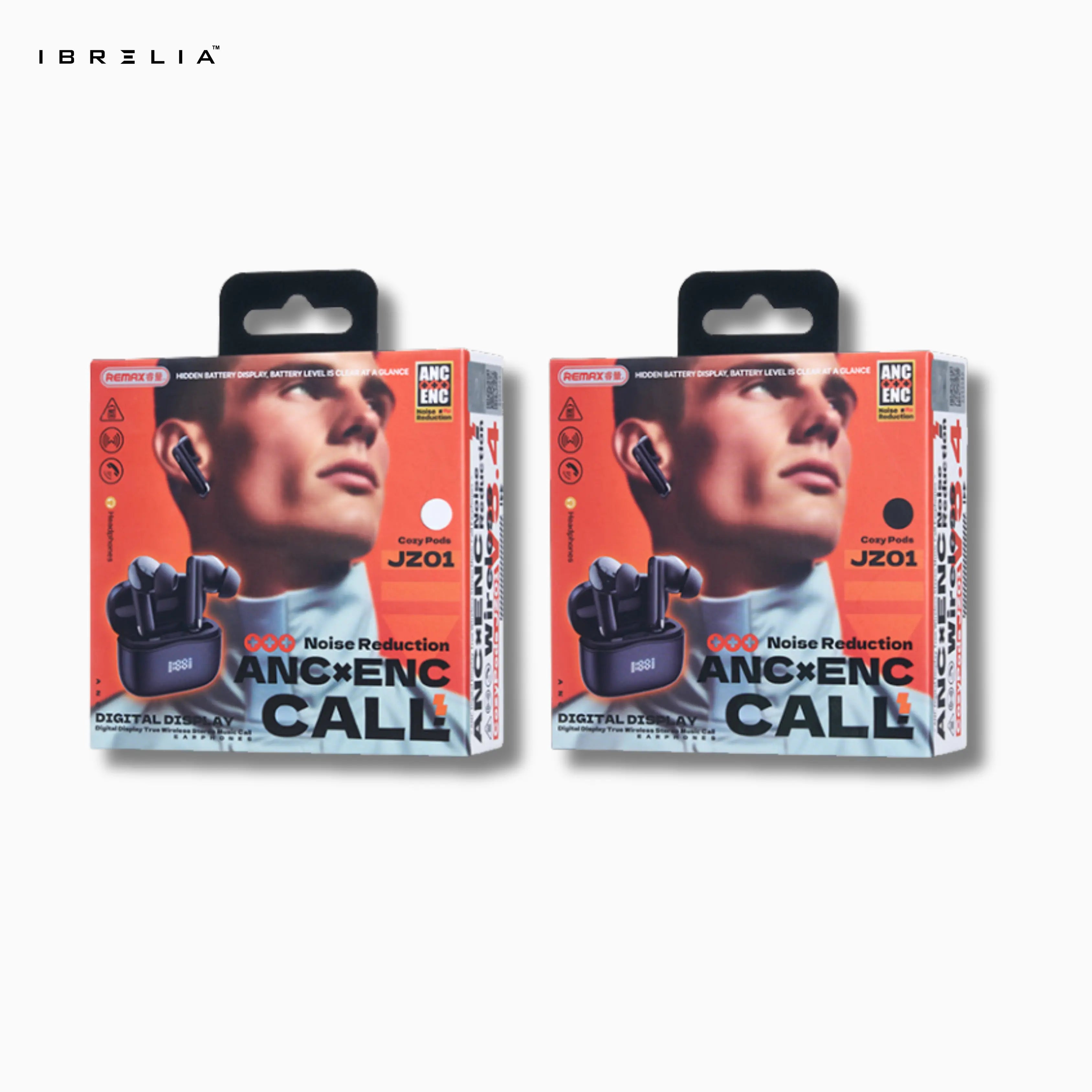 REMAX CozyPods JZ01 ANC + ENC Digital Display True Wireless Earphones | Noise Reduction | IBRELIA™ IBRELIA