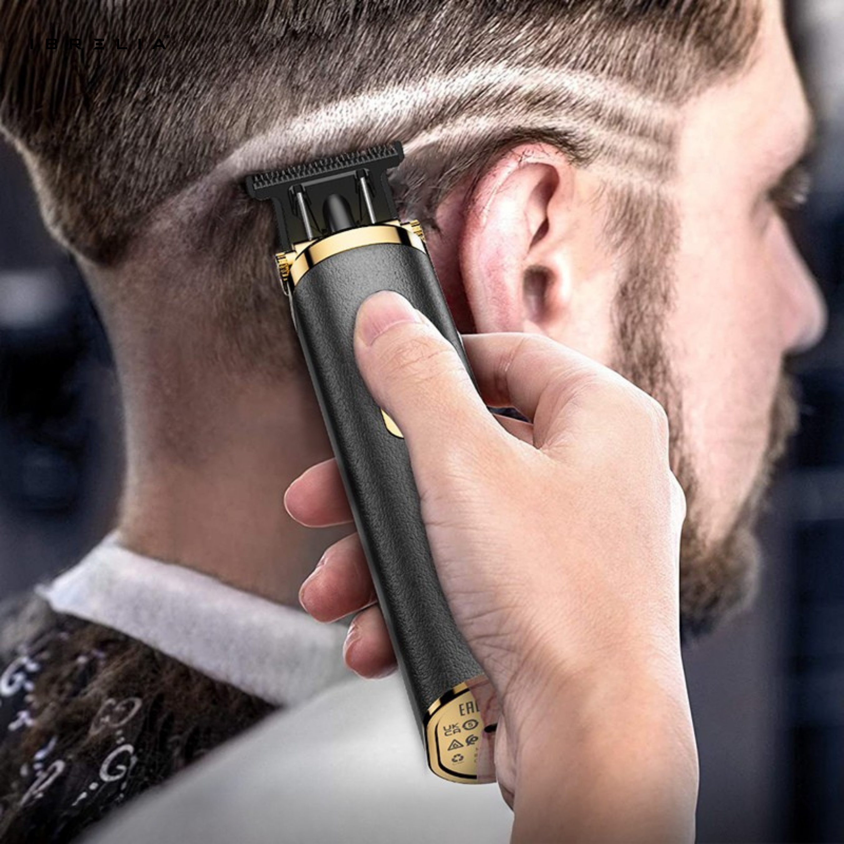 HOCO HP22 Retro Engraving Electric Hair Clipper | Adjustable Blade Angle | 7000 RPM Motor | IBRELIA™