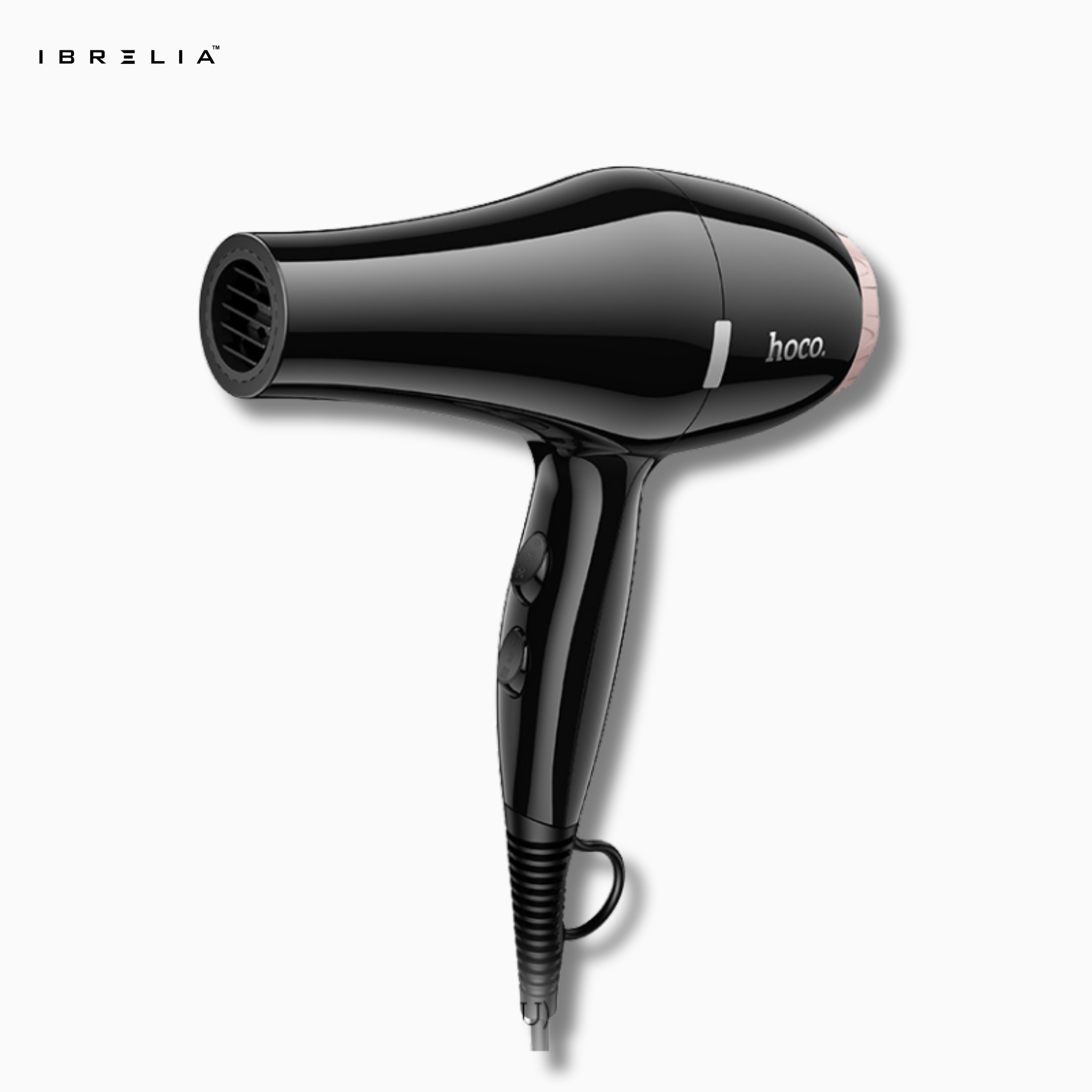 HOCO HP17 Professional Hot & Cold Air Hair Dryer | 1650W Powerful Motor | 3 Heat Modes & 2 Speed Settings | IBRELIA™ IBRELIA