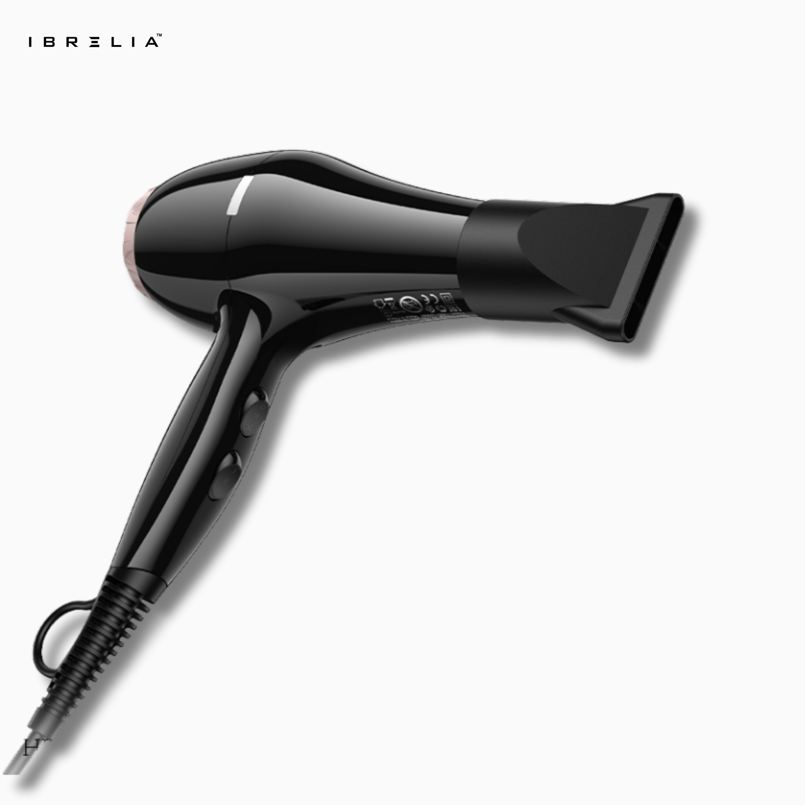 HOCO HP17 Professional Hot & Cold Air Hair Dryer | 1650W Powerful Motor | 3 Heat Modes & 2 Speed Settings | IBRELIA™ IBRELIA