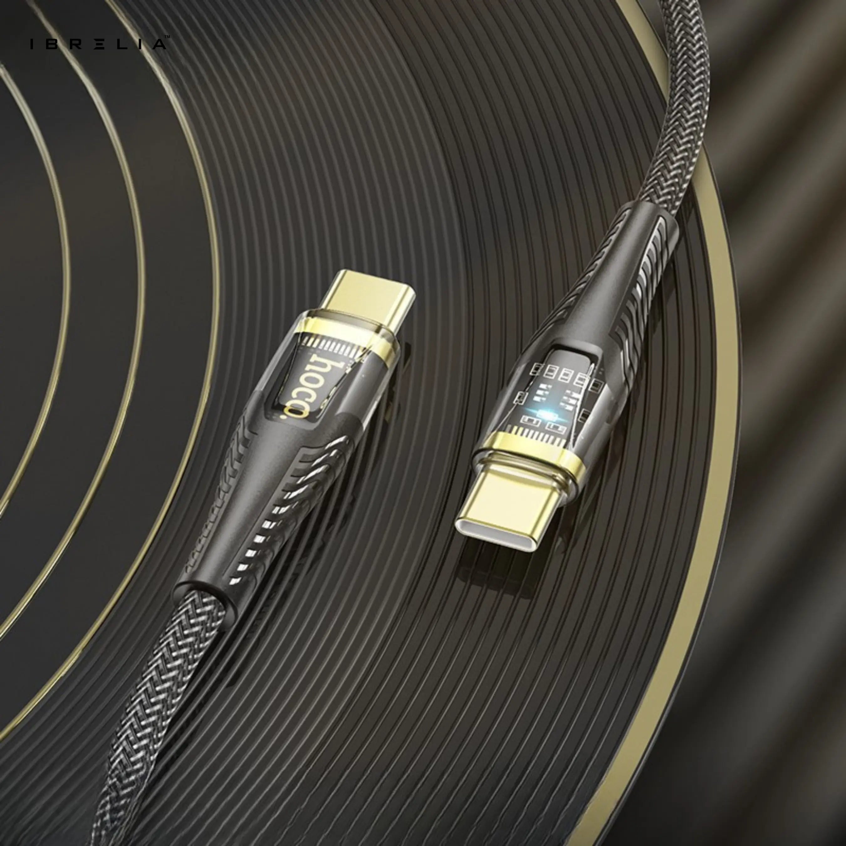 HOCO U121 Transparent Discovery Edition 60W Charging Data Cable (USB-C to USB-C) | IBRELIA™ IBRELIA
