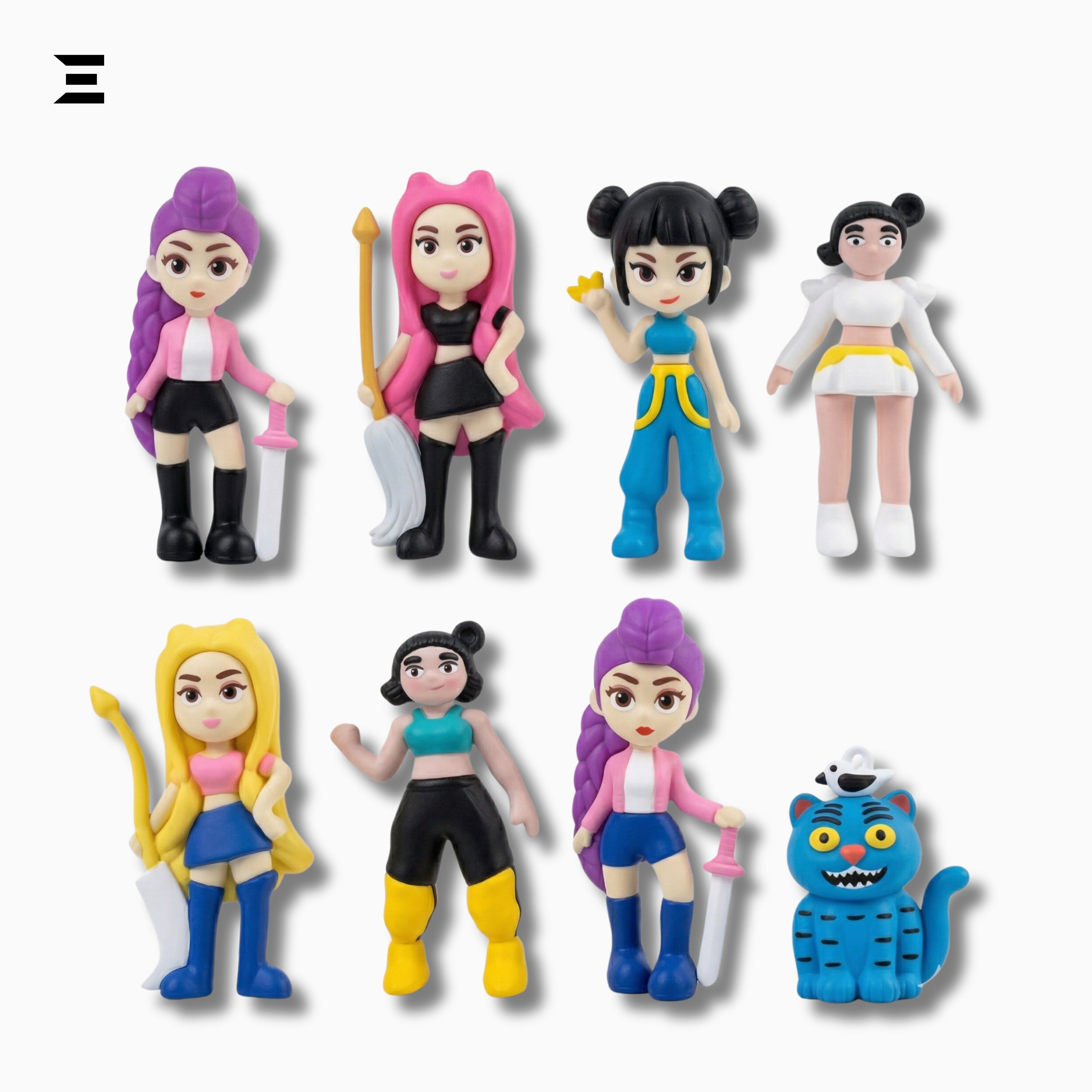 KPOP Demon Hunters Blind Box Toy | Mystery Figure + Accessories + Cards | Anime Collectible Set | IBRELIA™ IBRELIA