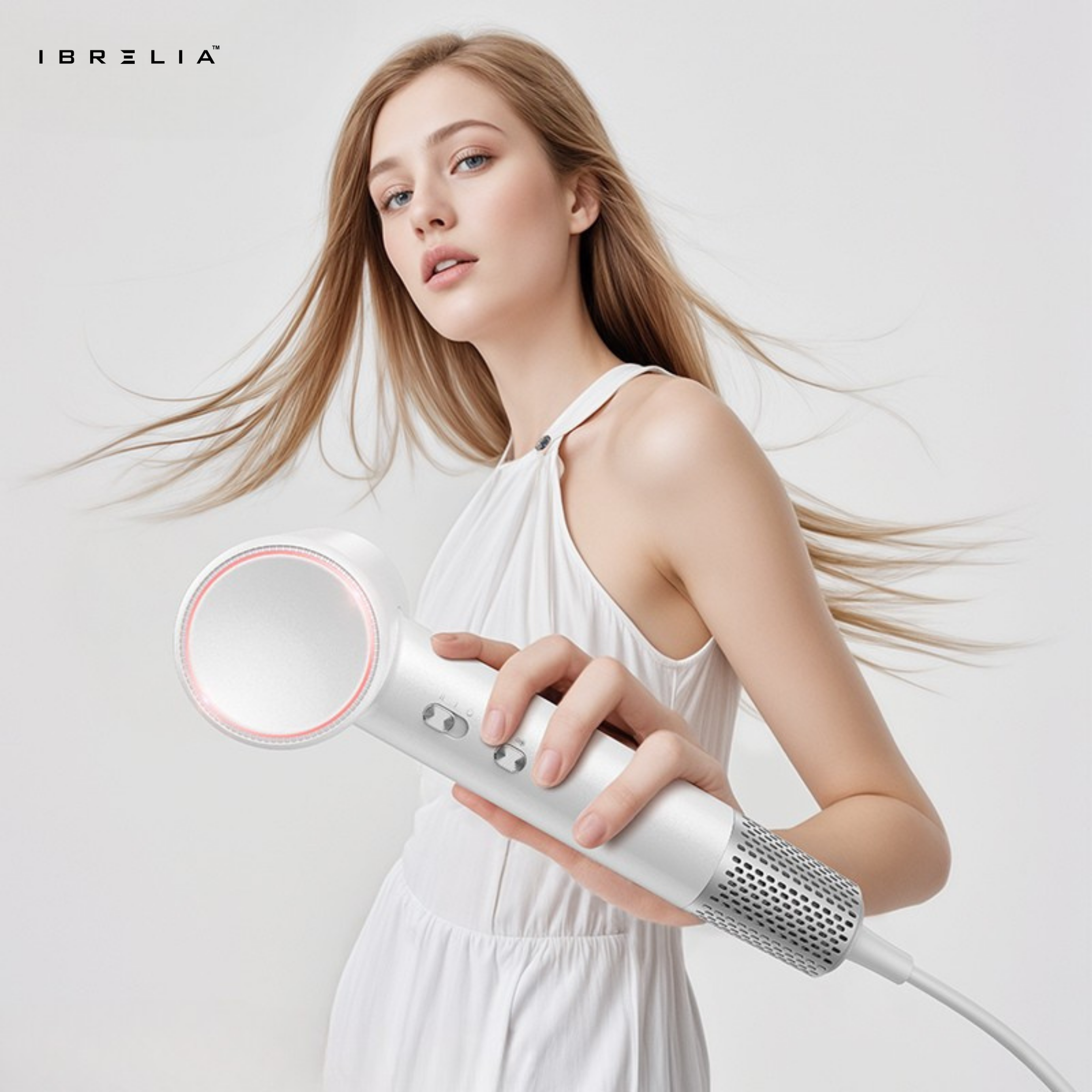 HOCO HP16 High-Speed Hair Dryer | 110,000 RPM Motor | Temperature Indicator | IBRELIA™ IBRELIA
