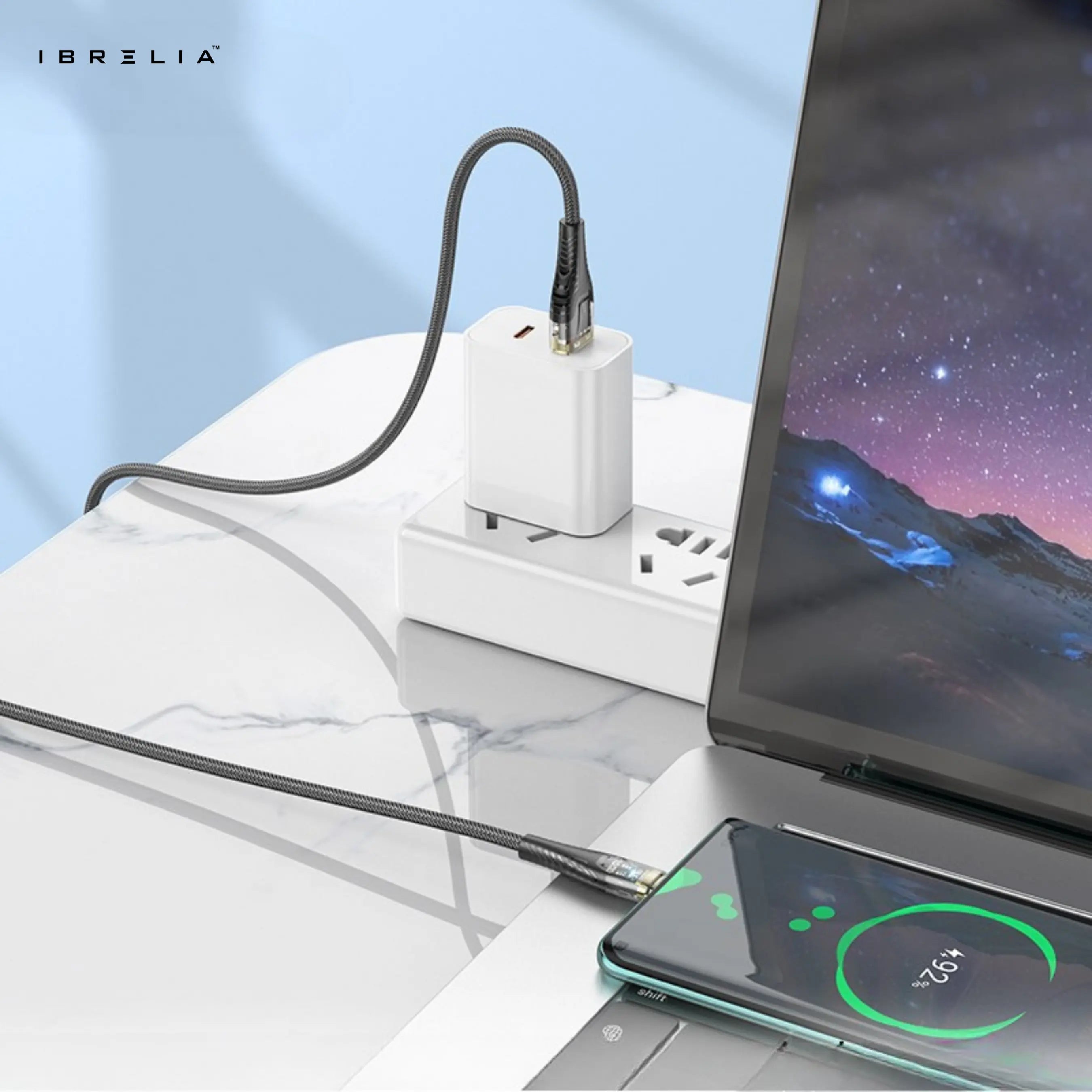 HOCO U121 Transparent Discovery Edition 2.4A Charging Data Cable (USB-A to Type-C) | IBRELIA™ IBRELIA