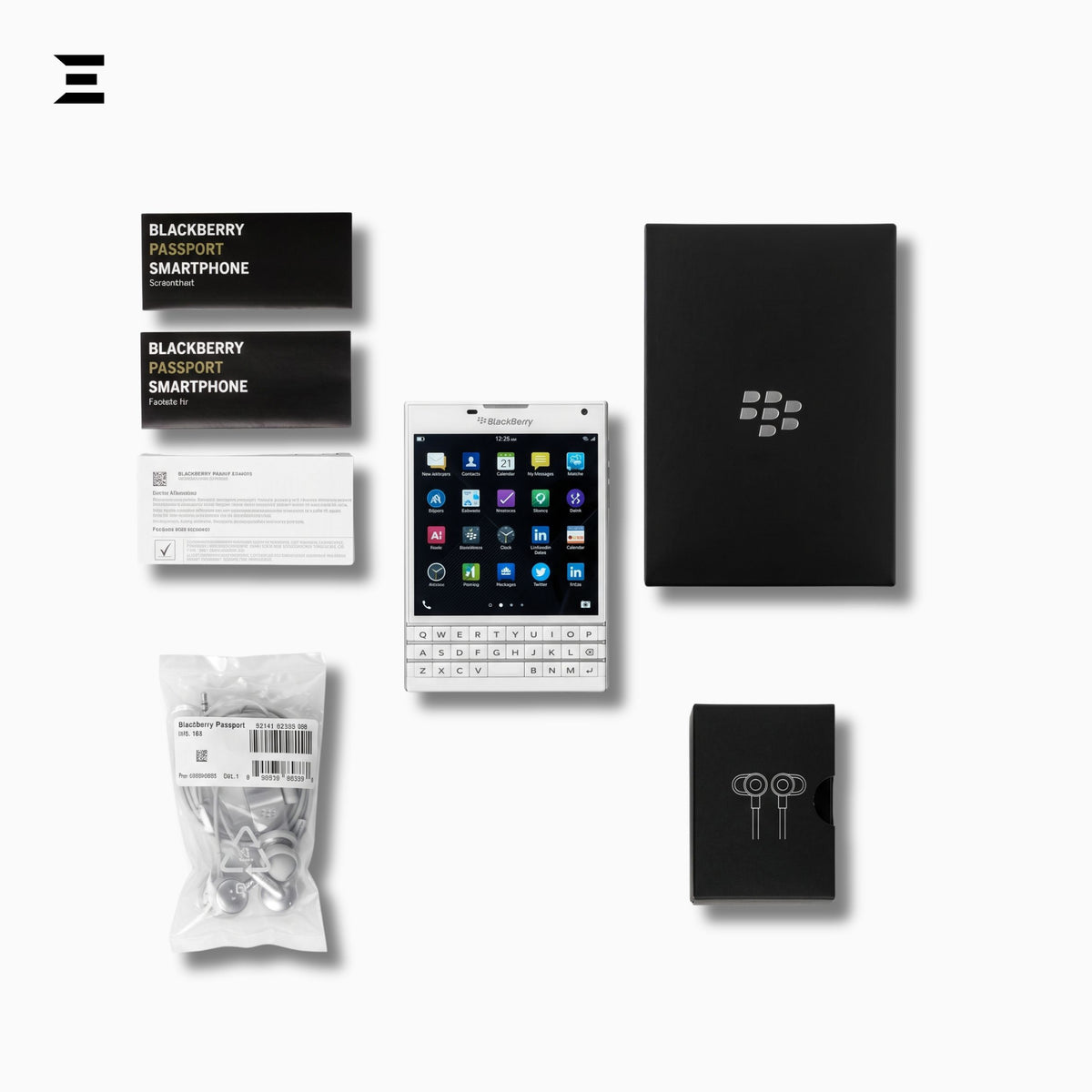 BlackBerry Passport SQW100-1 Pure White | Brand New | Complete Original Box & Accessories | Rare QWERTY Smartphone