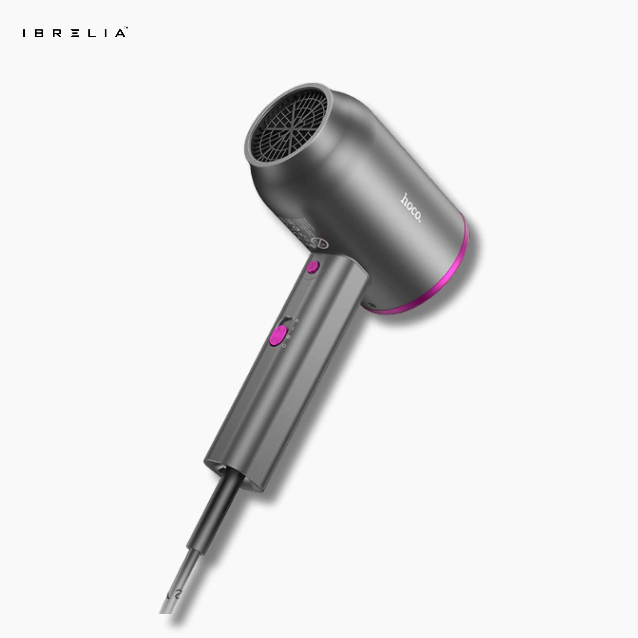 HOCO HP13 Hot & Cold Hair Dryer | Low Noise Portable Dryer | 360° Nozzle | IBRELIA™ IBRELIA