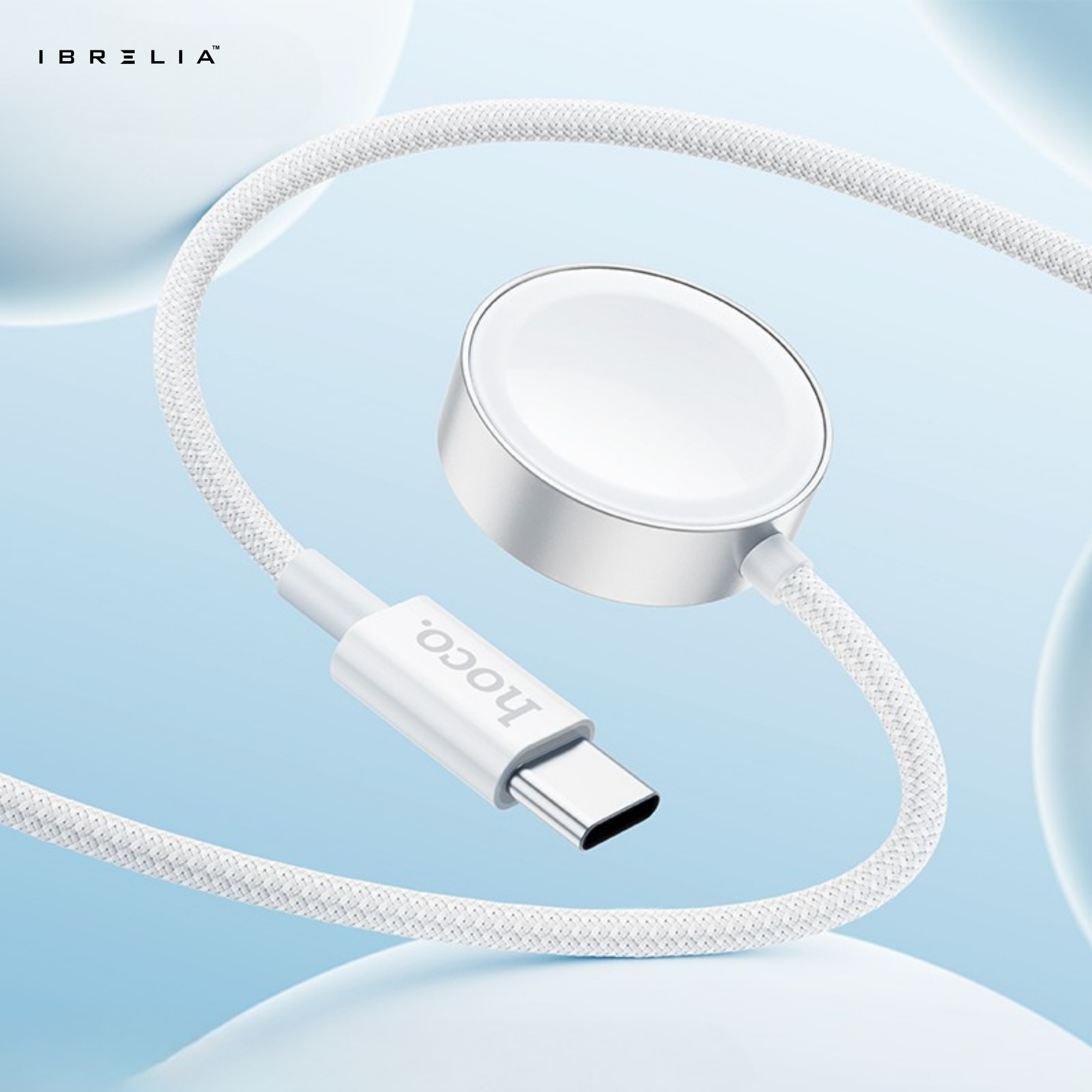 HOCO Magnetic Wireless Watch Charger CW59 – Apple Watch Fast Charging (1–9, SE/SE2, Ultra/Ultra 2) | IBRELIA