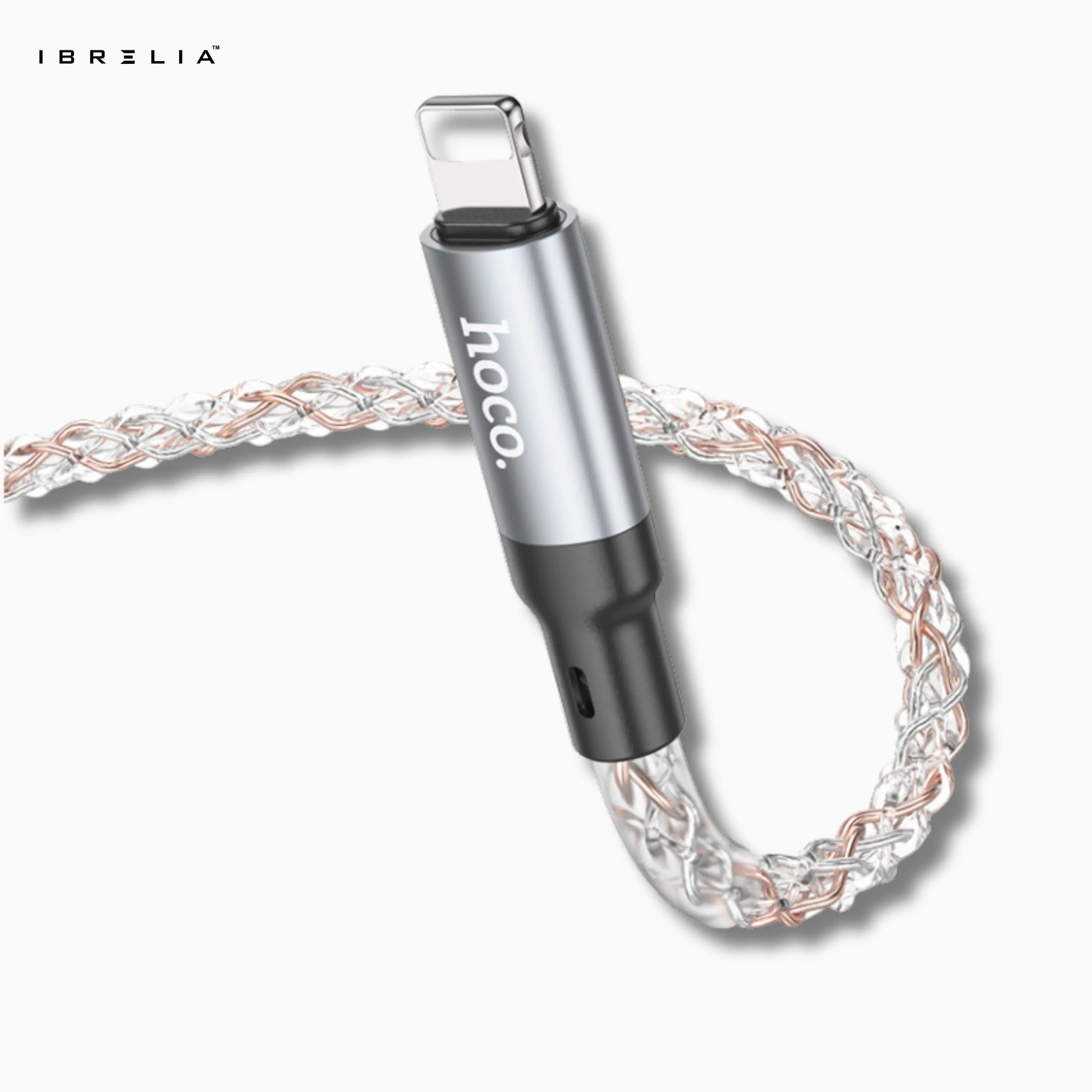 HOCO U112 Shine LED Charging Data Cable 2.4A (USB-A to iPhone) | IBRELIA™ IBRELIA