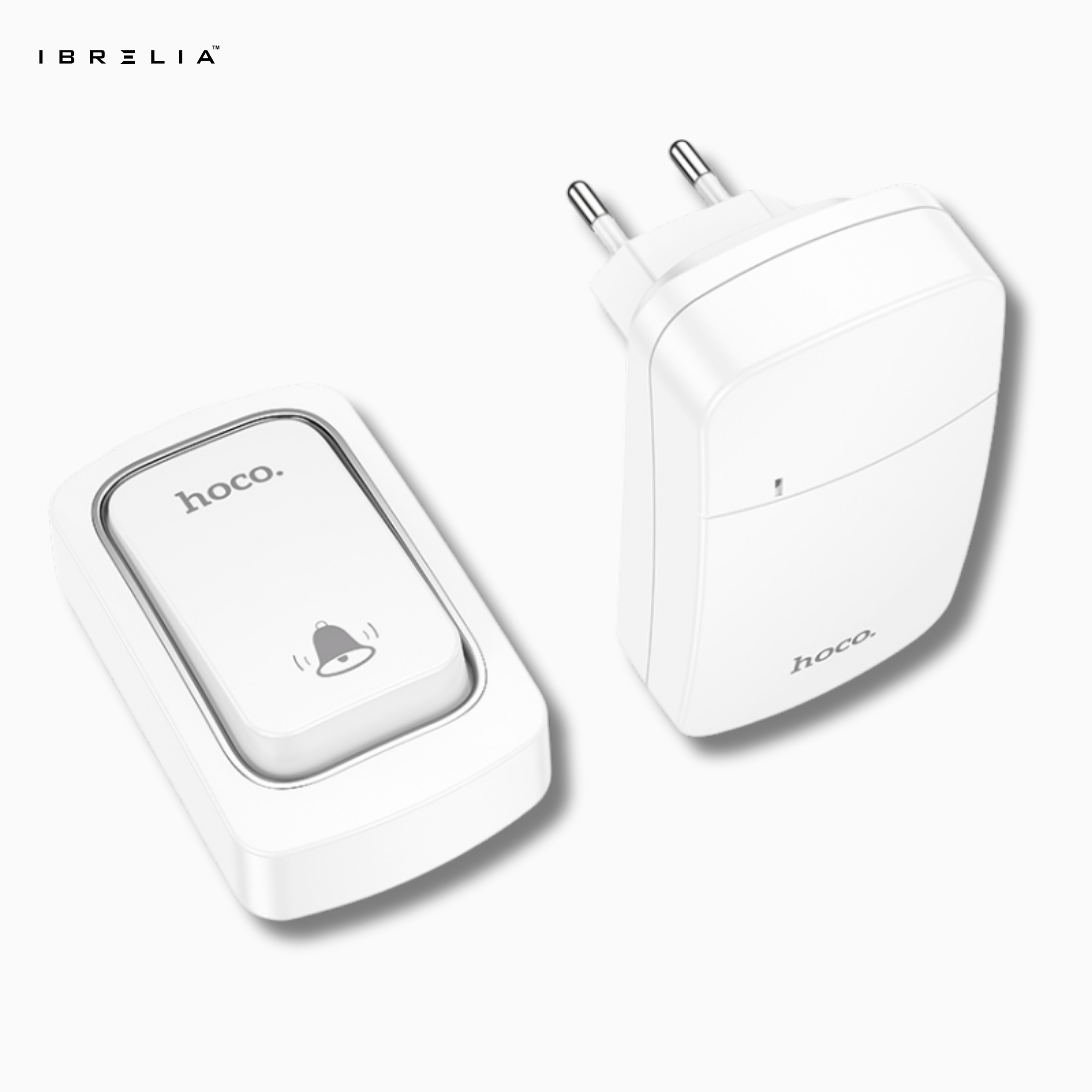 HOCO HI26 Self-Powered Wireless Doorbell Set – Battery-Free Smart Doorbell | IBRELIA™