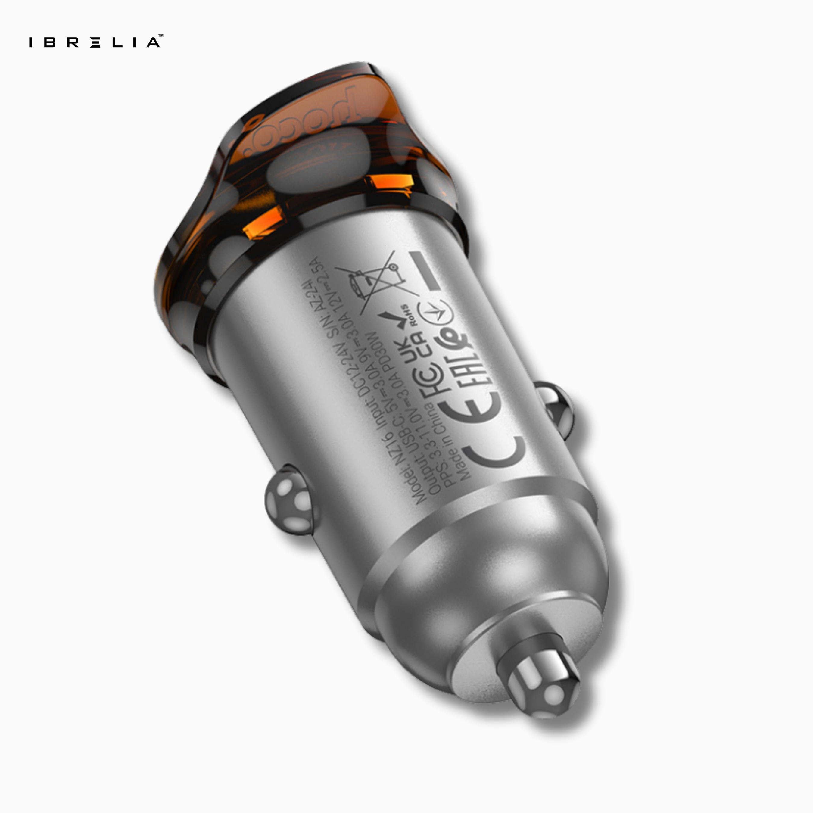 HOCO NZ16 Rigorous PD30W Mini Car Charger | 30W Fast Charging | IBRELIA™