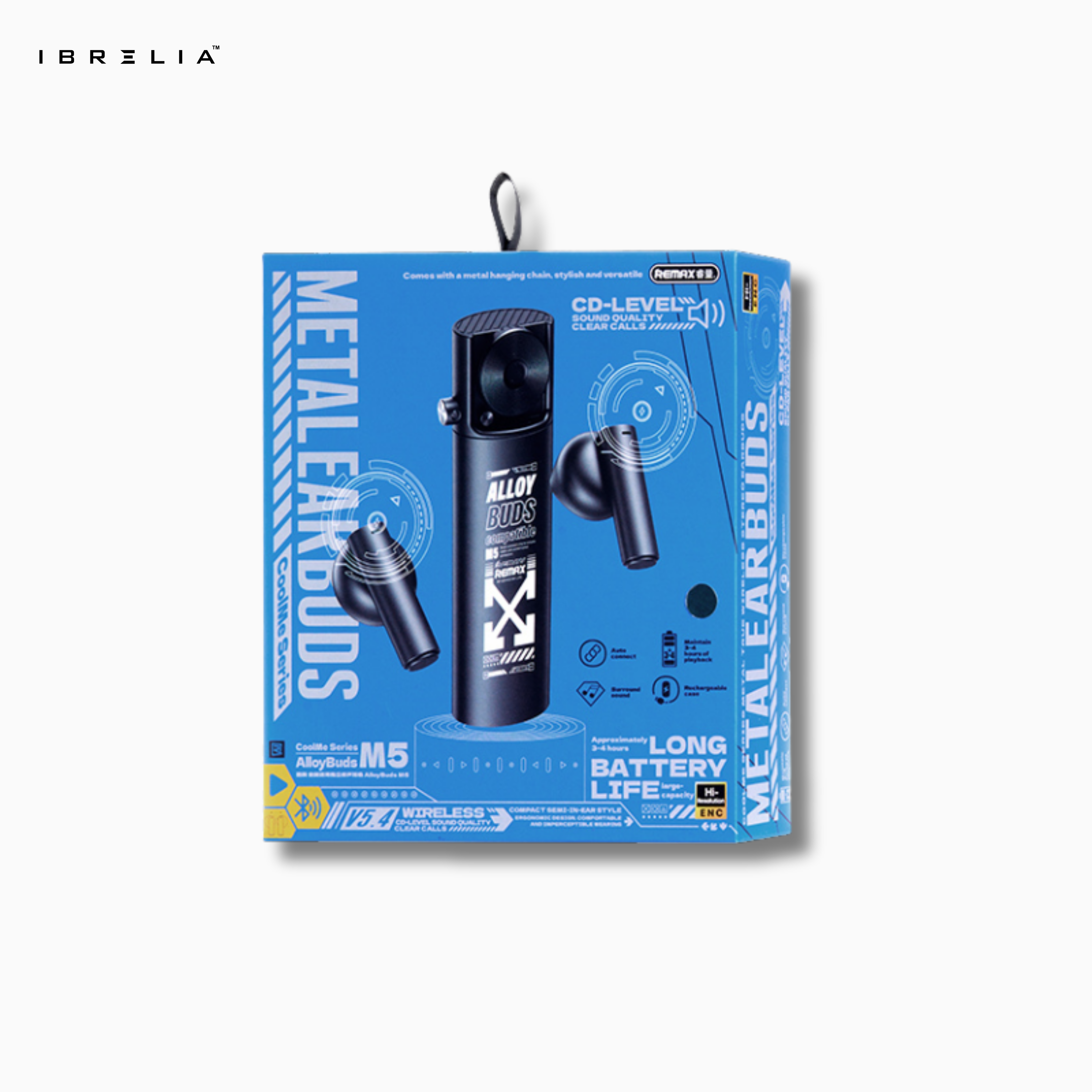 REMAX AlloyBuds M5 Metal TWS Earbuds | CoolMe Series | CD-Level Sound & Long Battery | IBRELIA™
