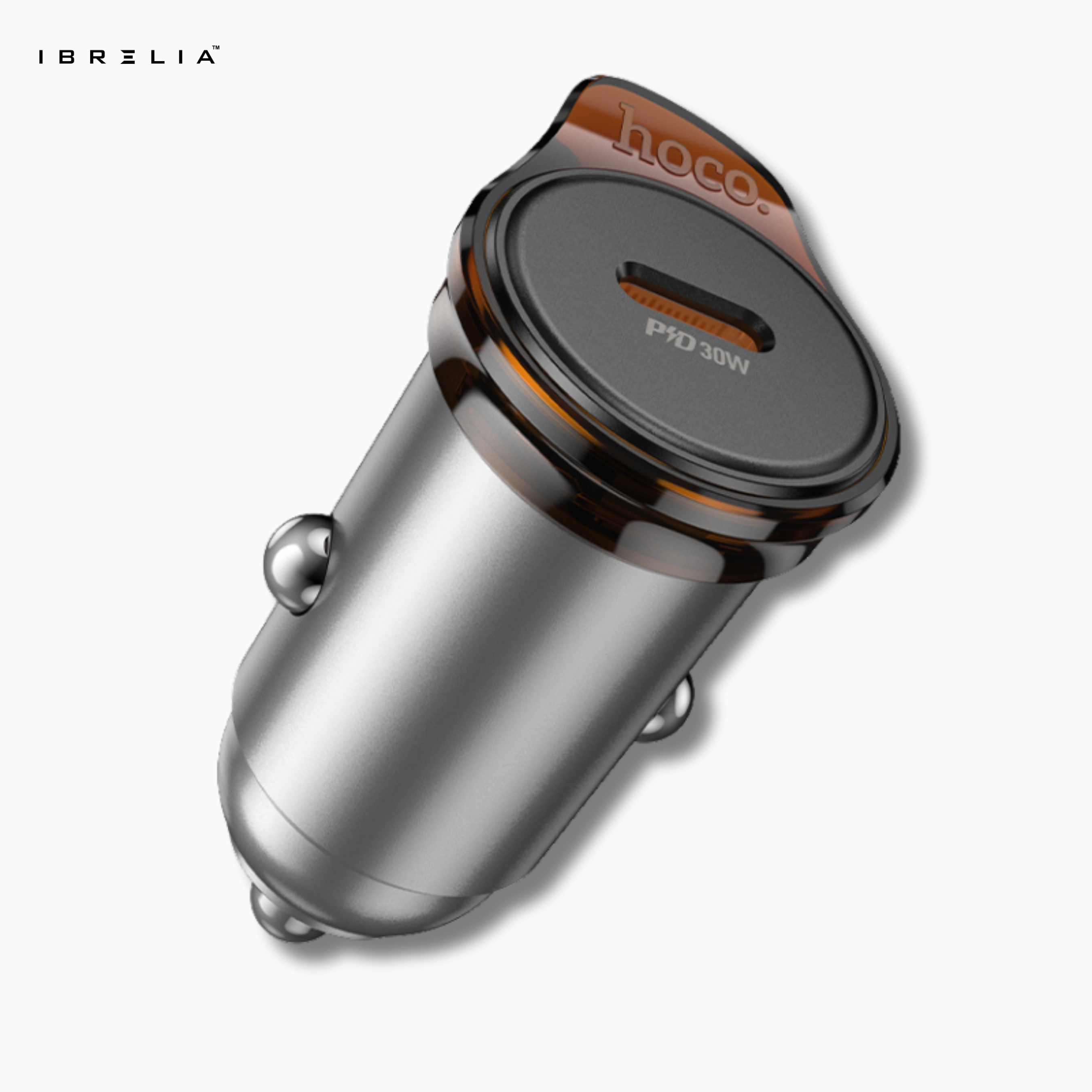 HOCO NZ16 Rigorous PD30W Mini Car Charger | 30W Fast Charging | IBRELIA™