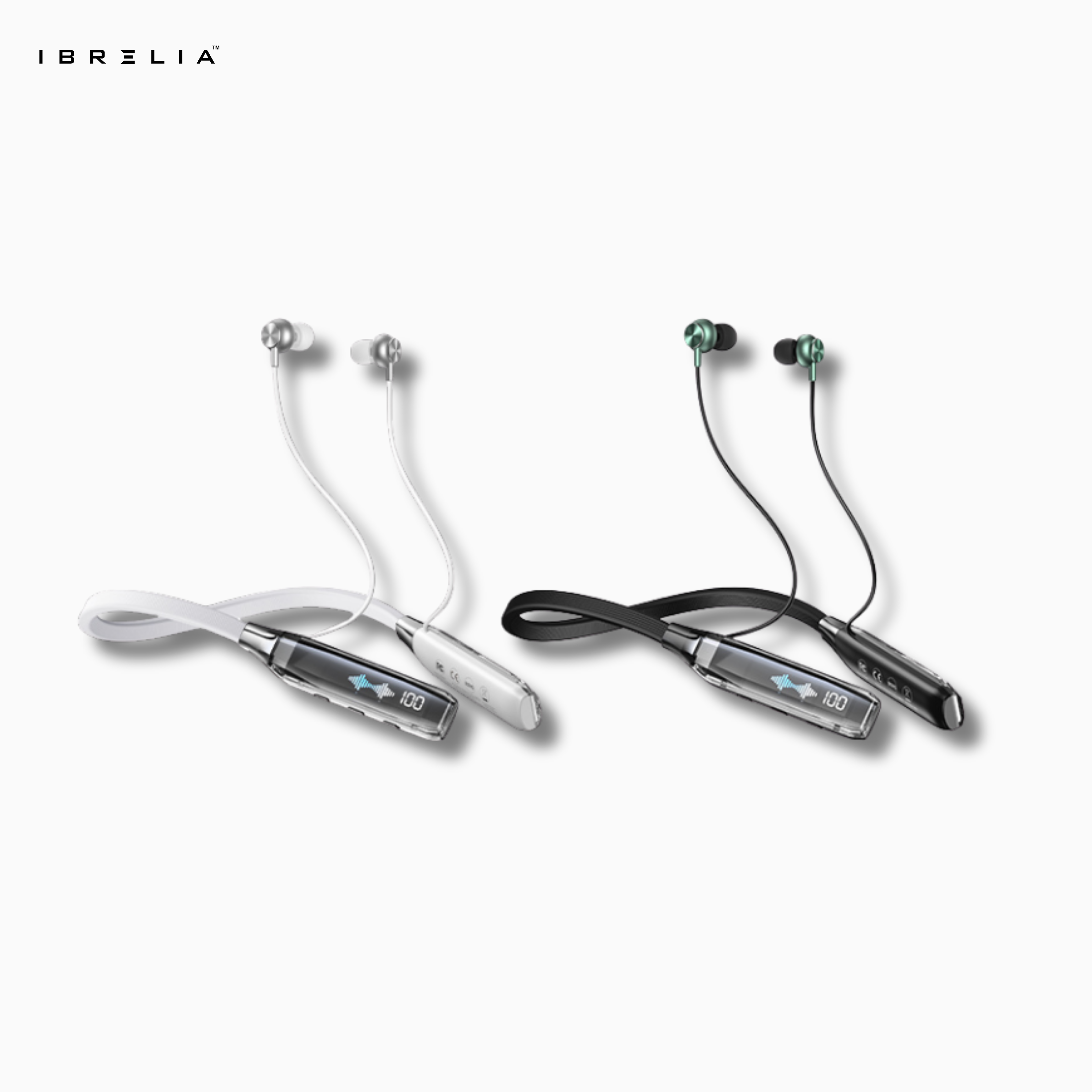 REMAX RB-S20 Wireless Neckband Earphones | LED Digital Display | Magnetic Sports Design | IBRELIA™ IBRELIA