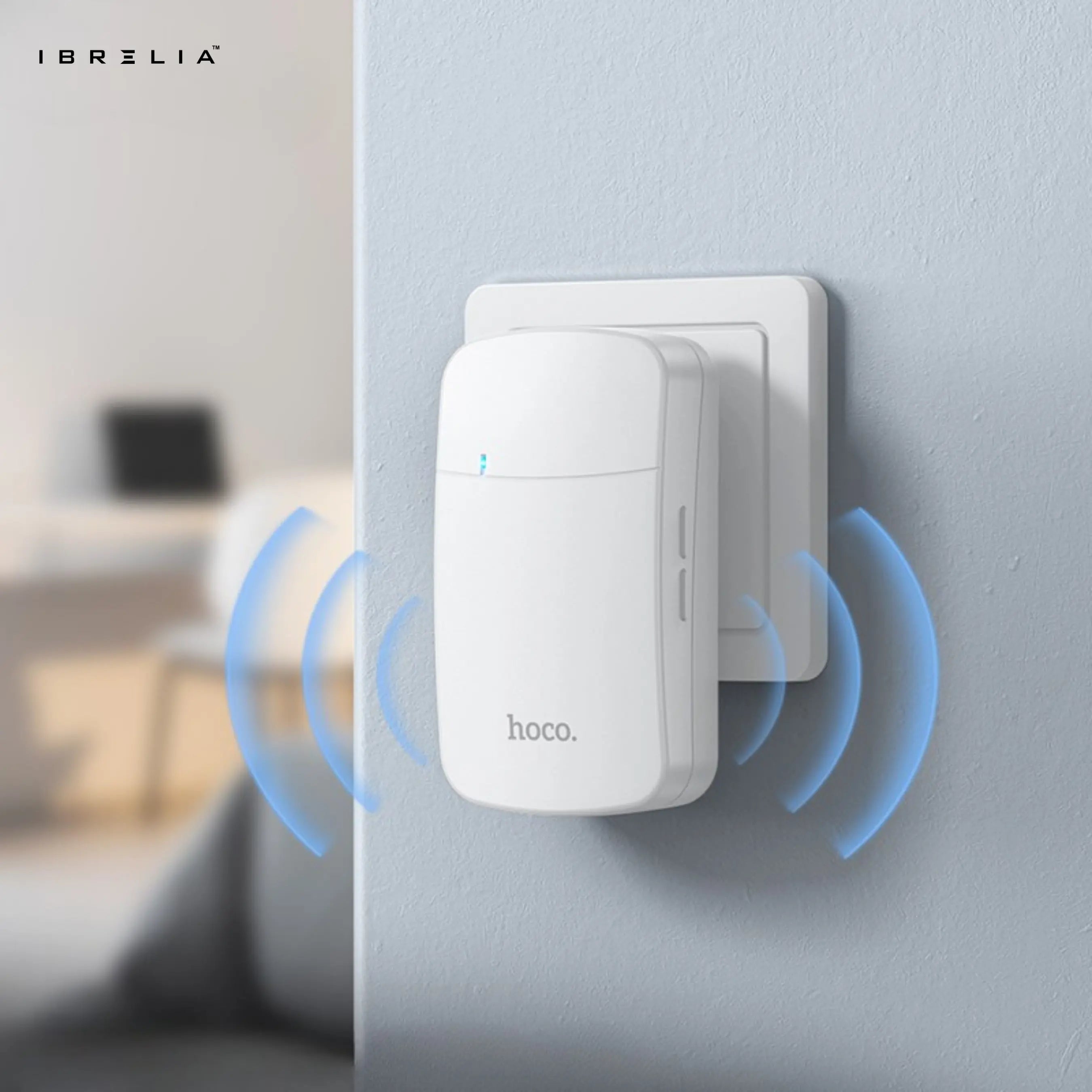 HOCO HI26 Self-Powered Wireless Doorbell Set – Battery-Free Smart Doorbell | IBRELIA™ IBRELIA