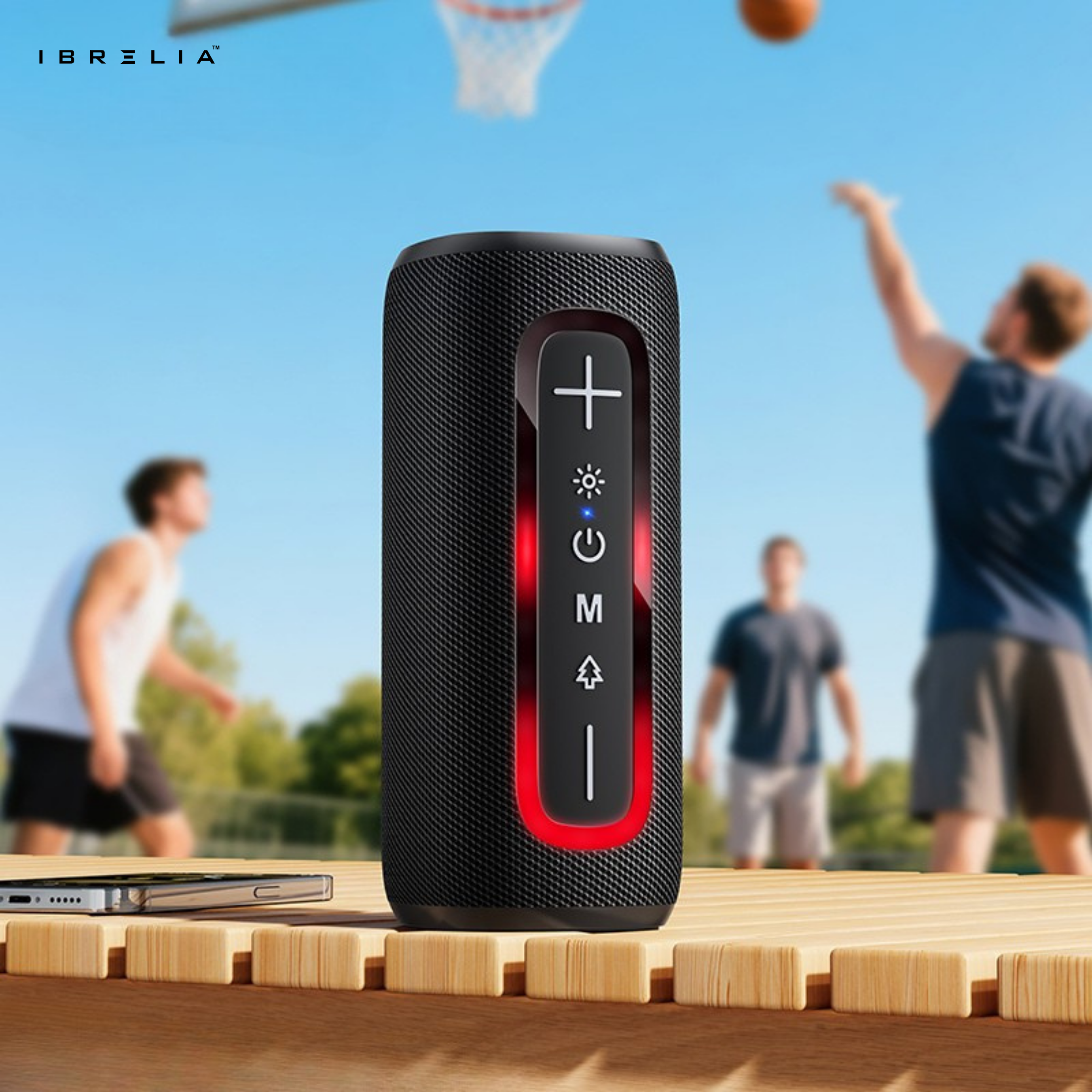 HOCO HC36 Brocade Sports Bluetooth Speaker | 10W Stereo Sound | RGB Lights | Portable Outdoor Speaker | IBRELIA™ IBRELIA