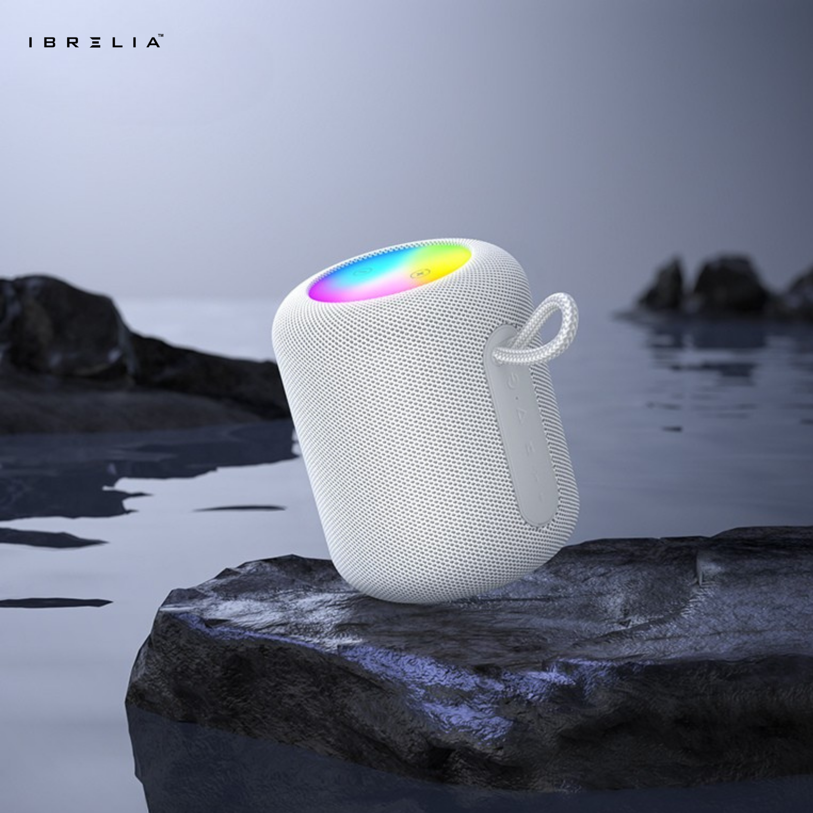 HOCO HC30 Oceano Bluetooth Speaker | 5W Bass Sound | RGB LED Touch Panel | Portable Wireless Speaker | IBRELIA™ IBRELIA